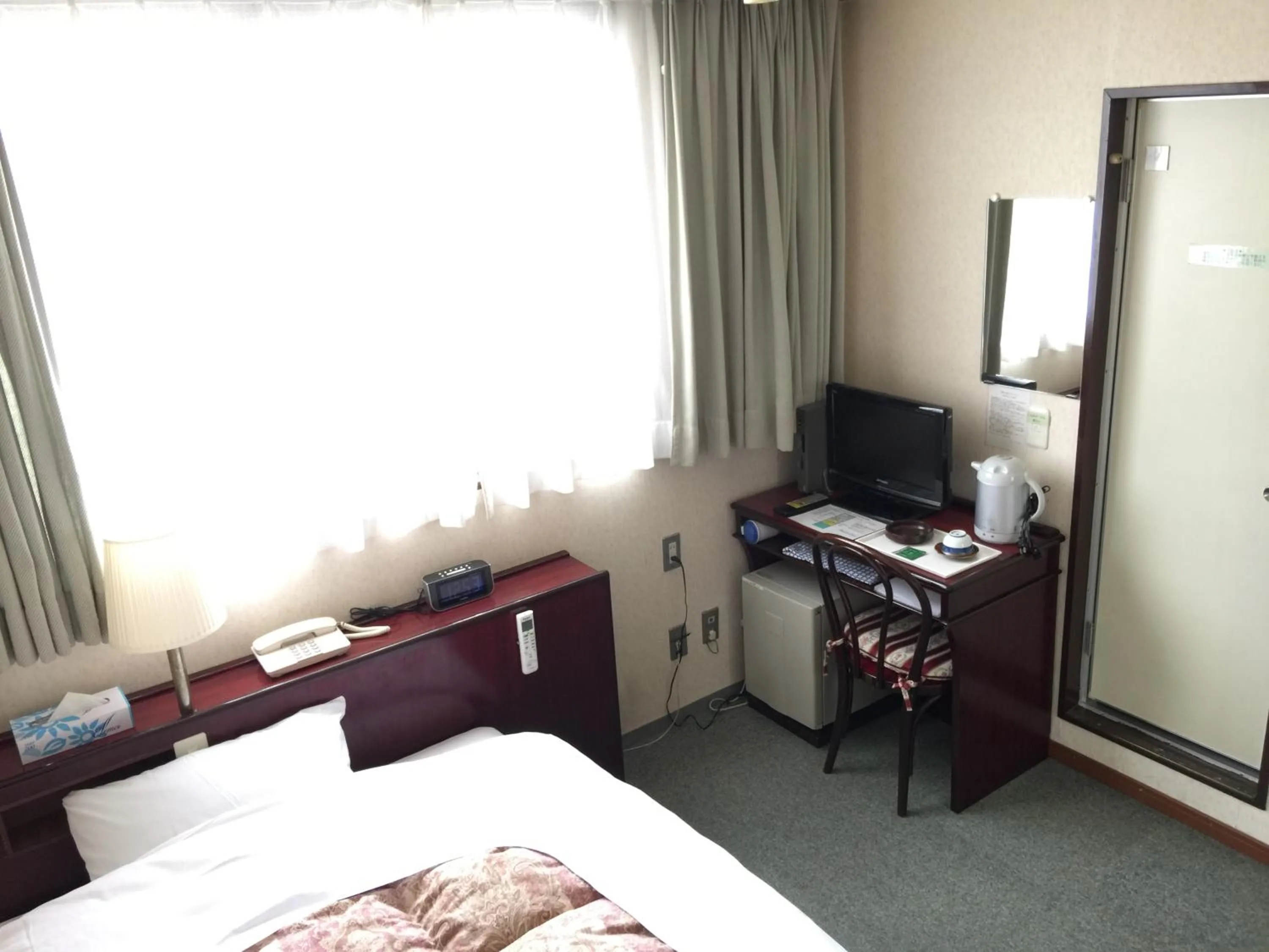 Bed in Green Hill Hotel Tennoji Ekimae