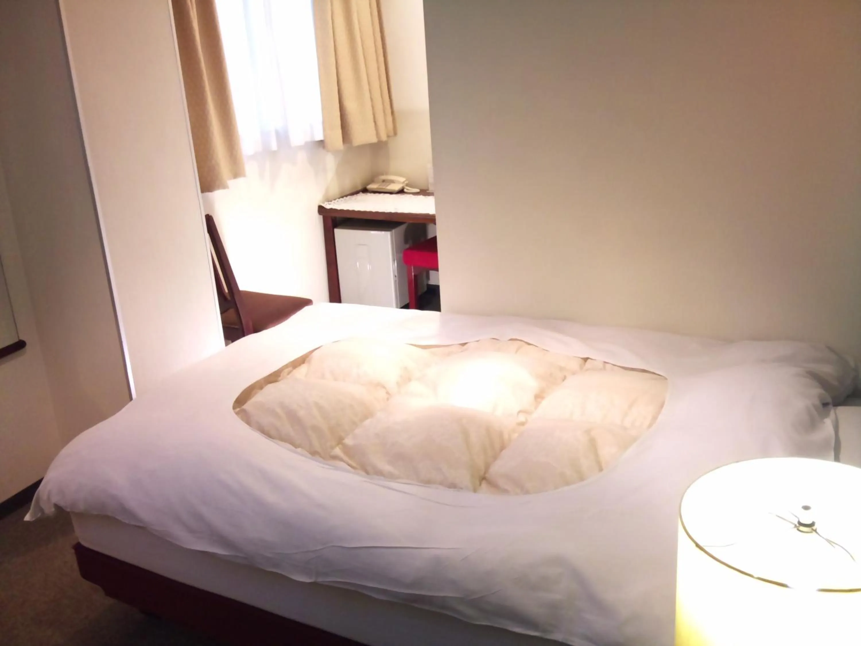 Bed in Green Hill Hotel Tennoji Ekimae