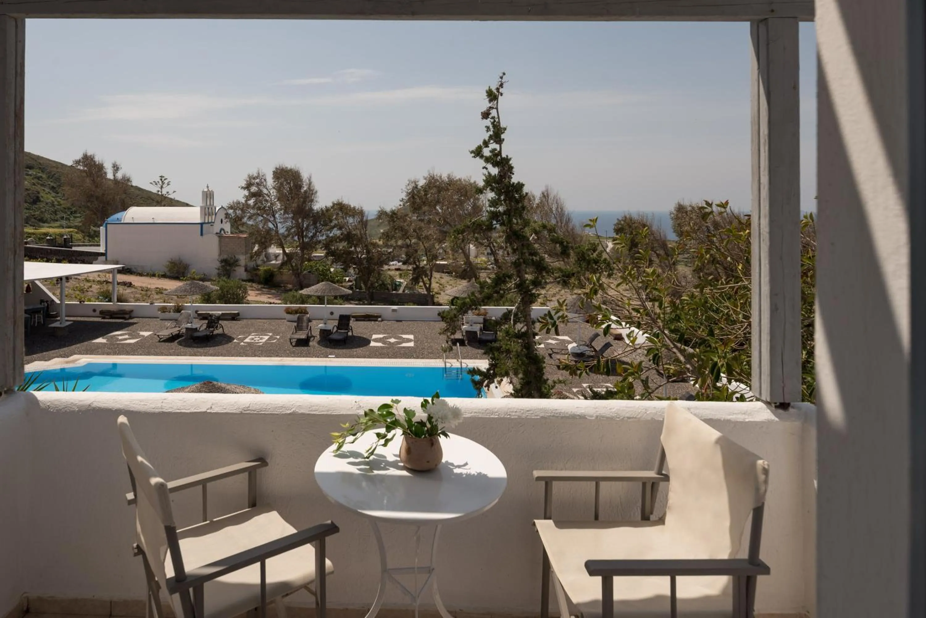 Swimming pool in Caldera Romantica Hotel
