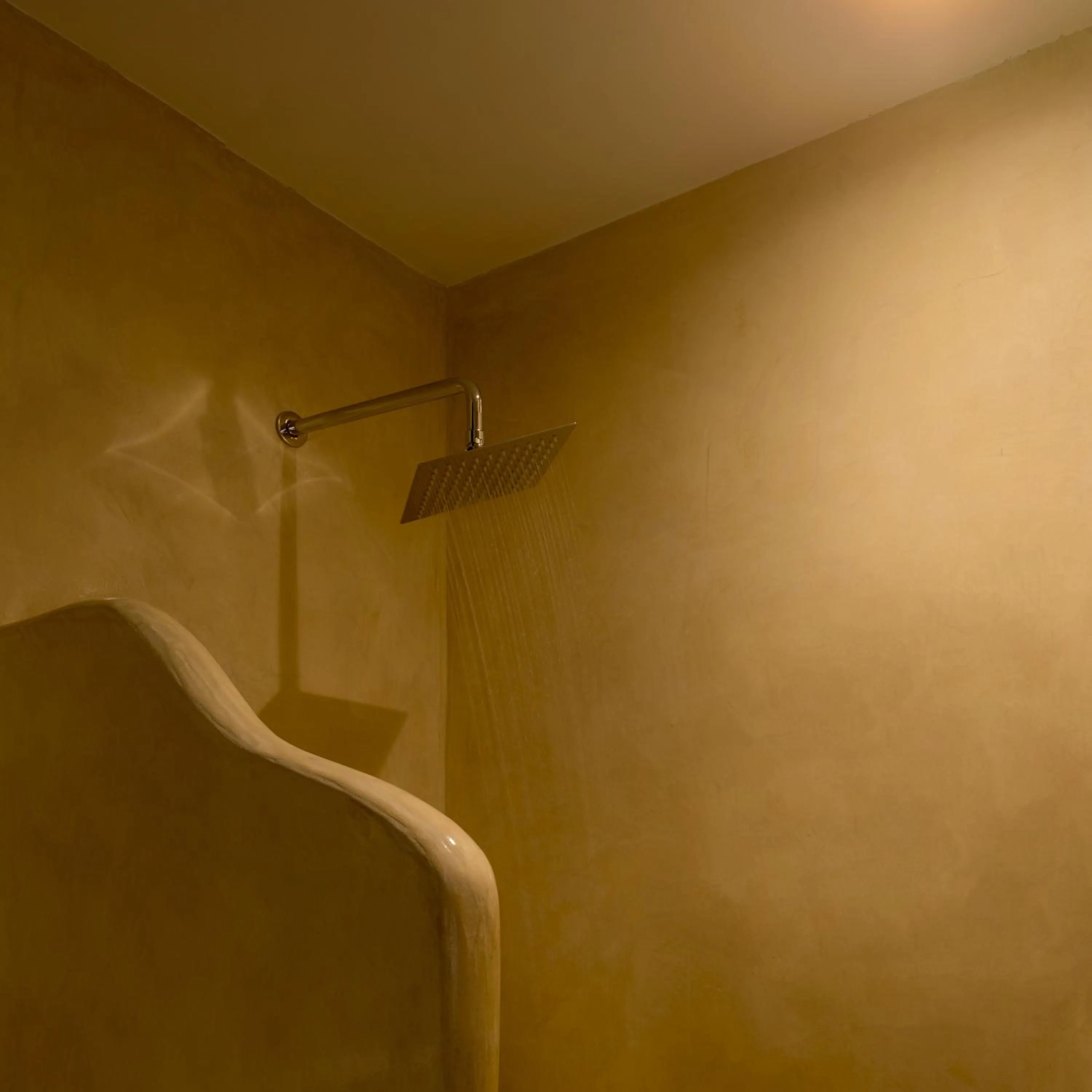 Shower in Caldera Romantica Hotel