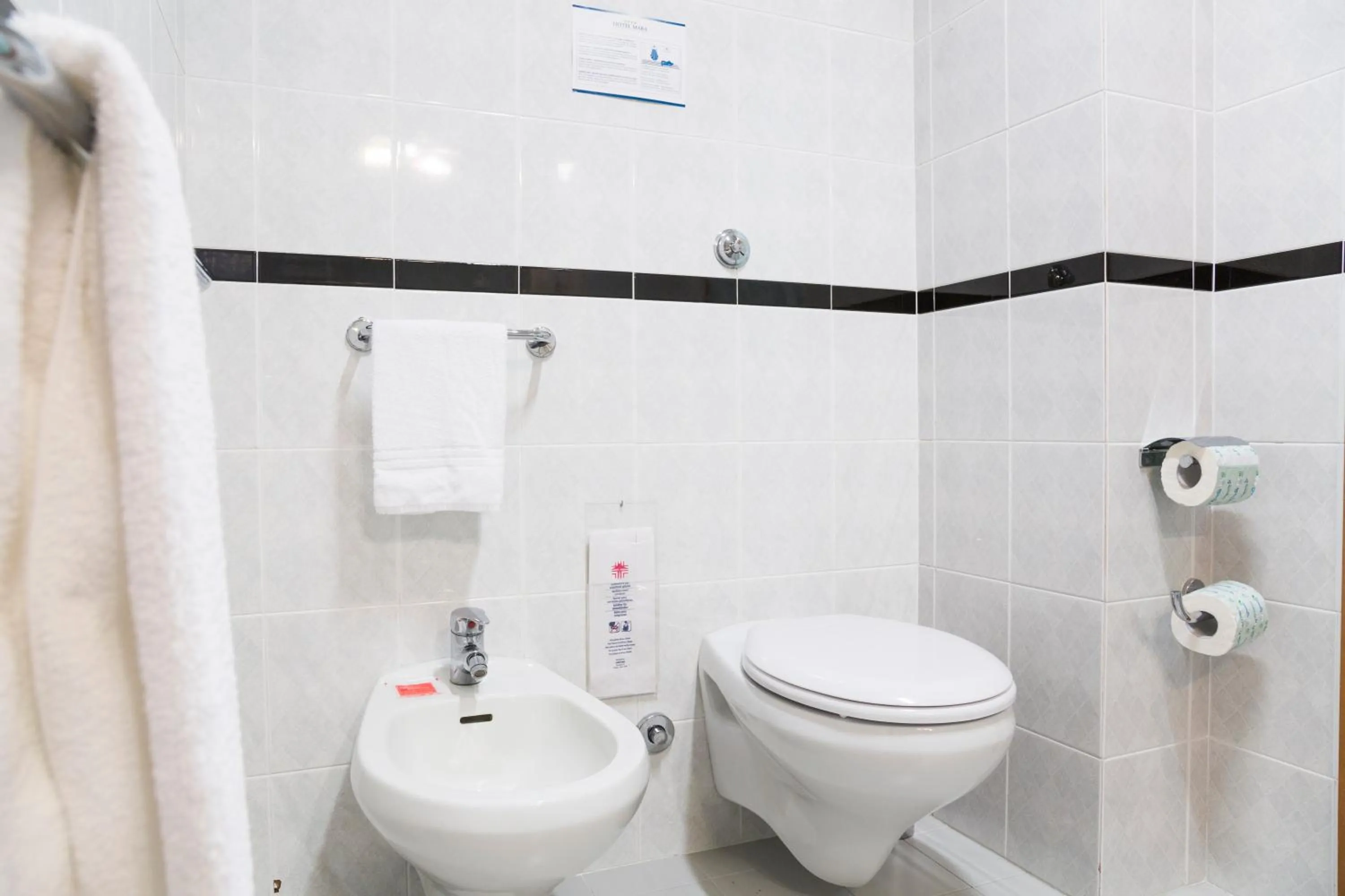 Toilet in Hotel Mara