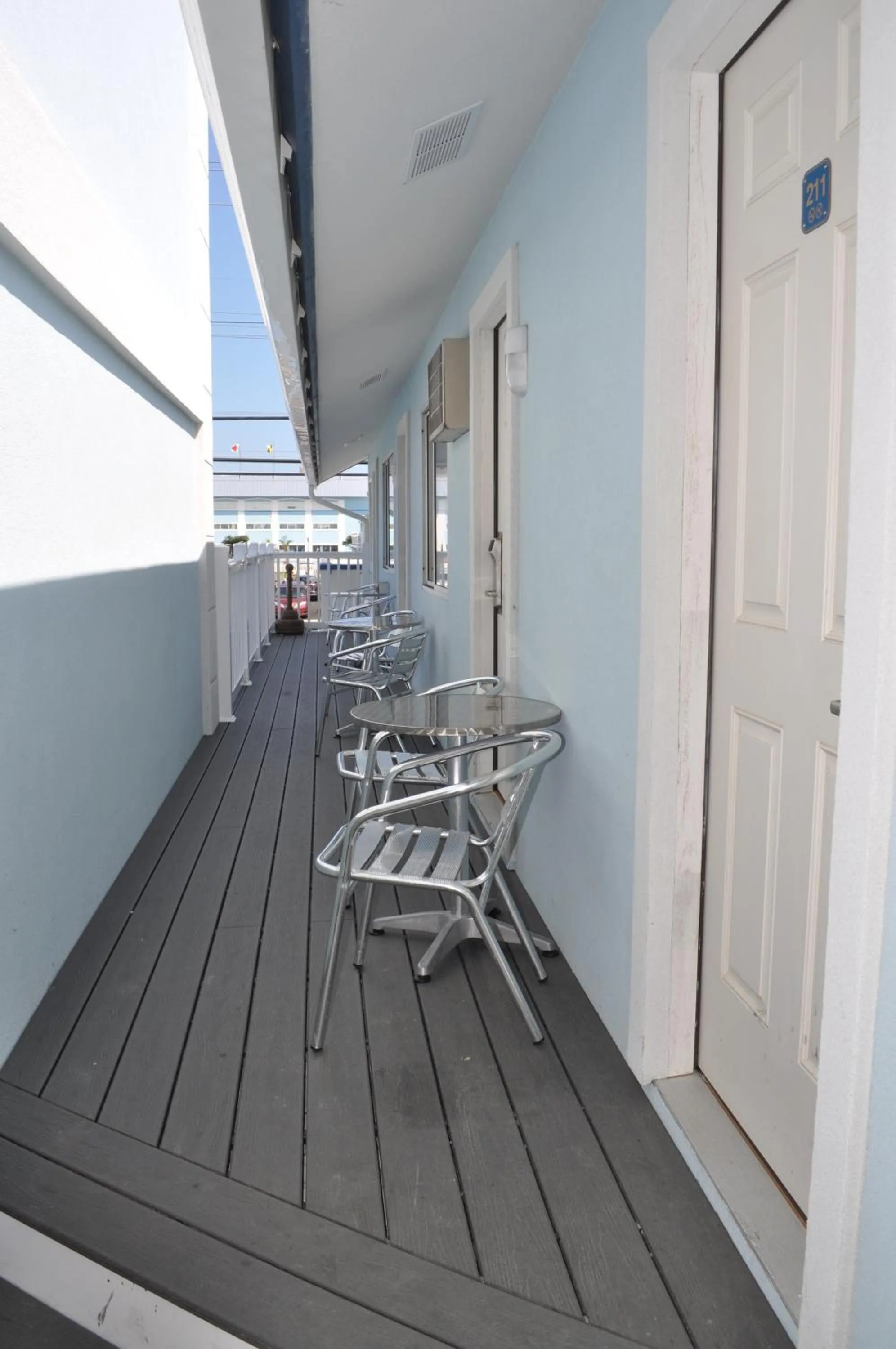 Patio in Coastal Inn - Ocean City