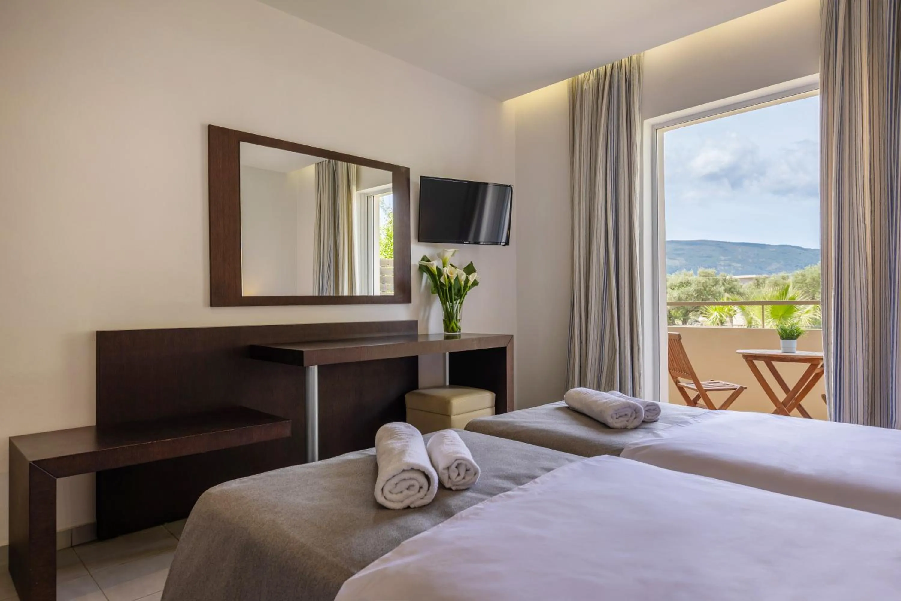 Bed in Agrilia Hotel Adults Only