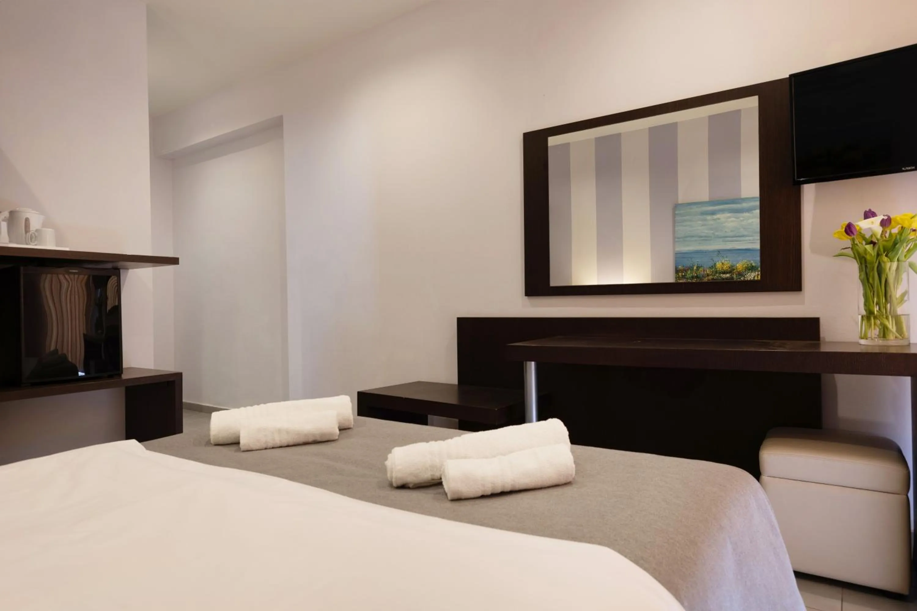 Bed in Agrilia Hotel Adults Only