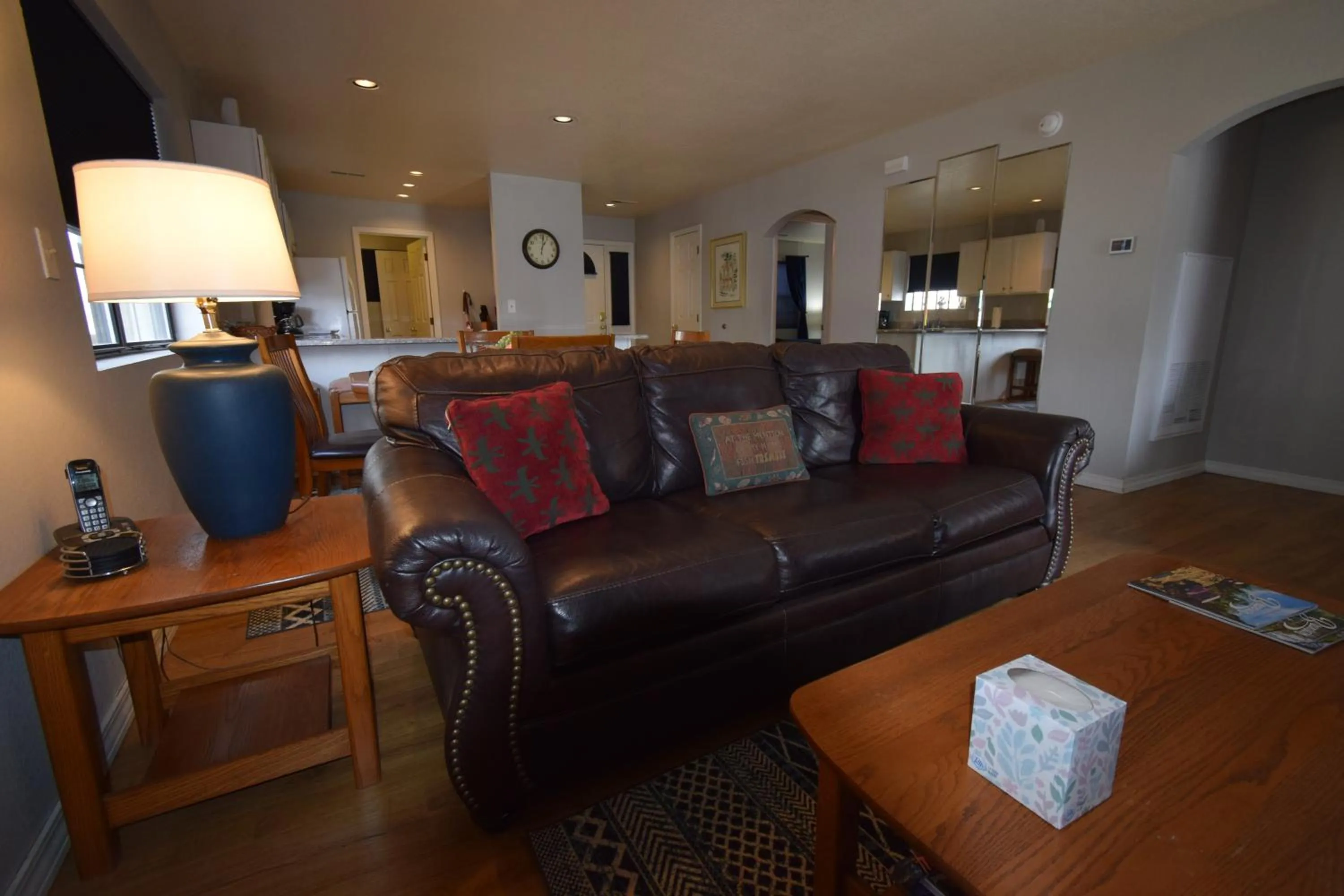 Living room in Grant's Condo in The Greens