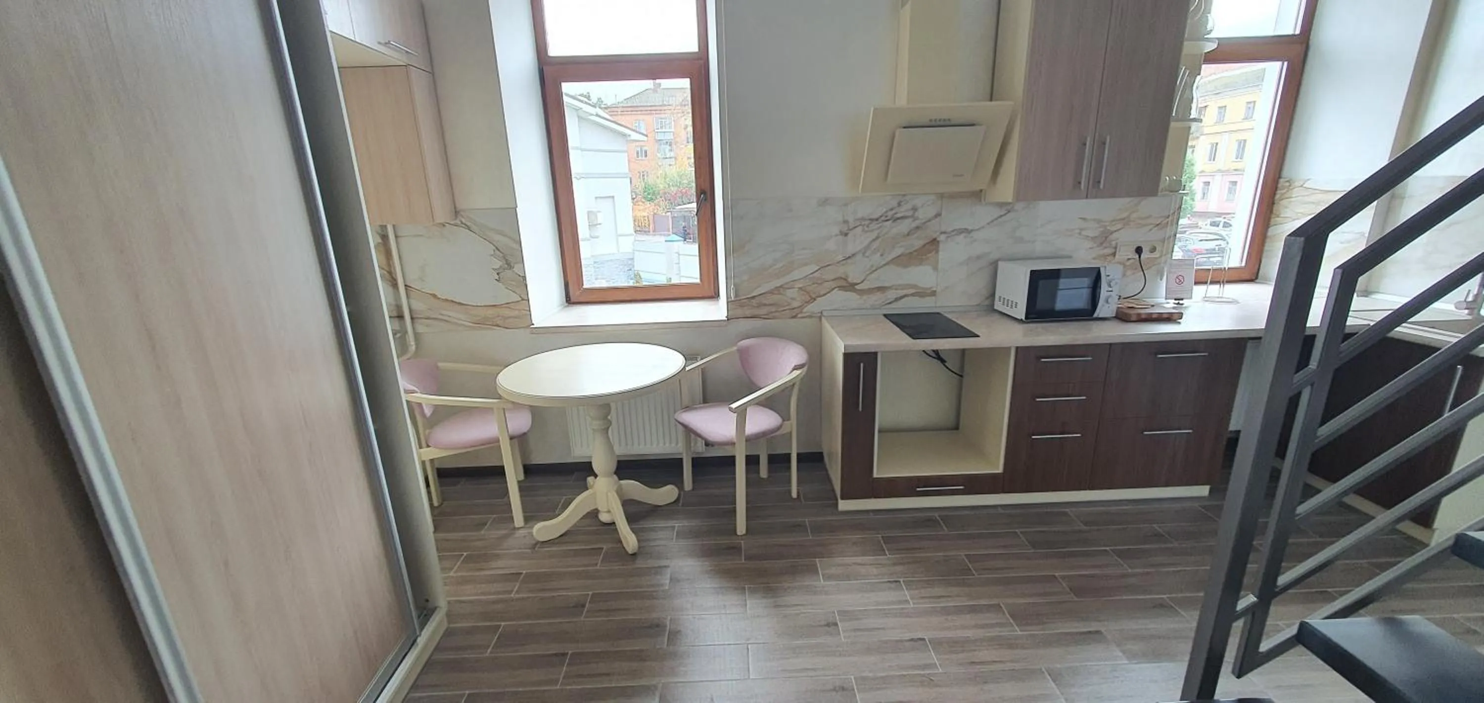 Dining area in Centralnyi hotel