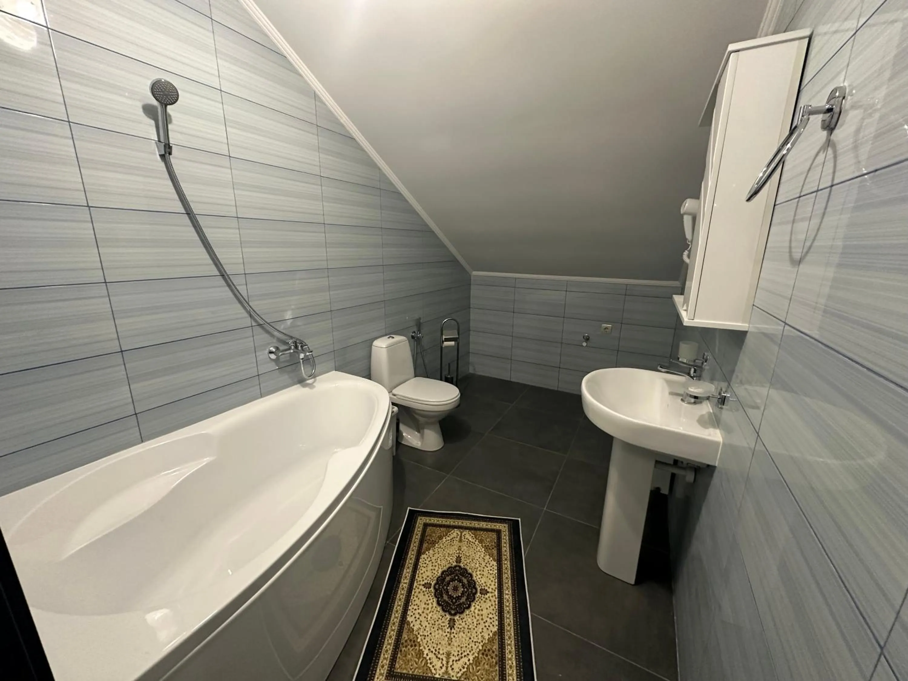 Bathroom in Centralnyi hotel