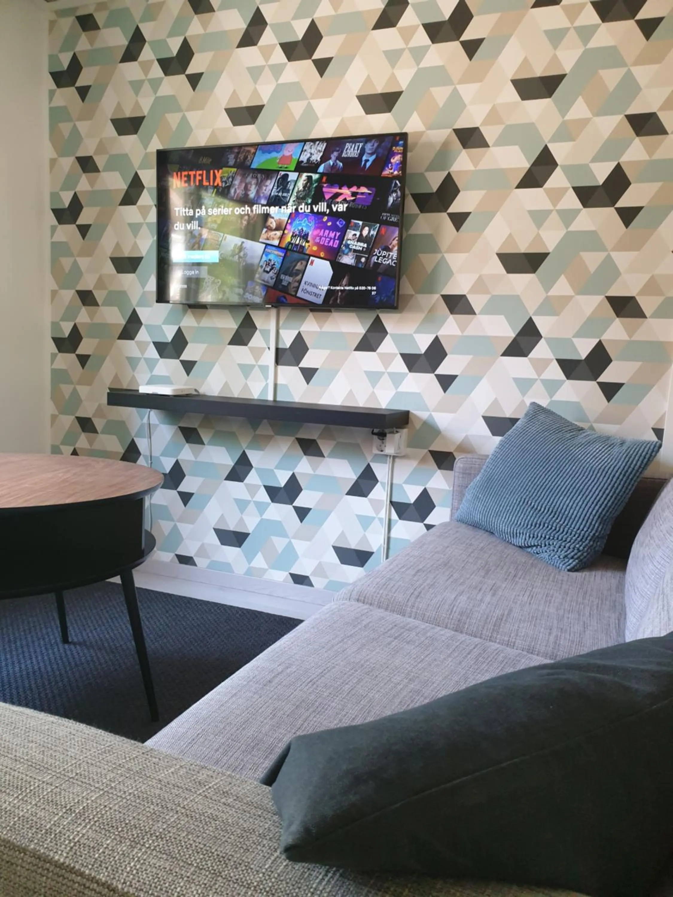 Seating area, Bed in Den Sovande Älgen