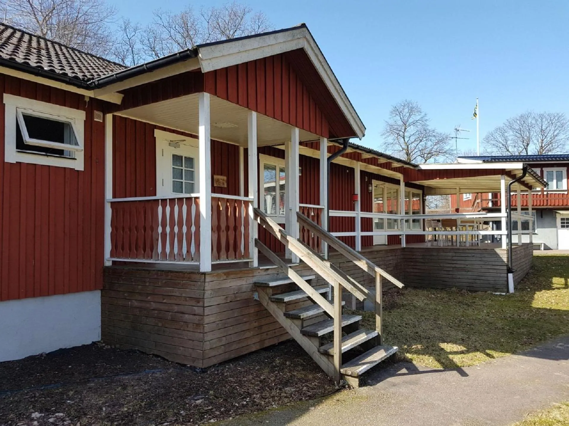 Facade/entrance in Den Sovande Älgen