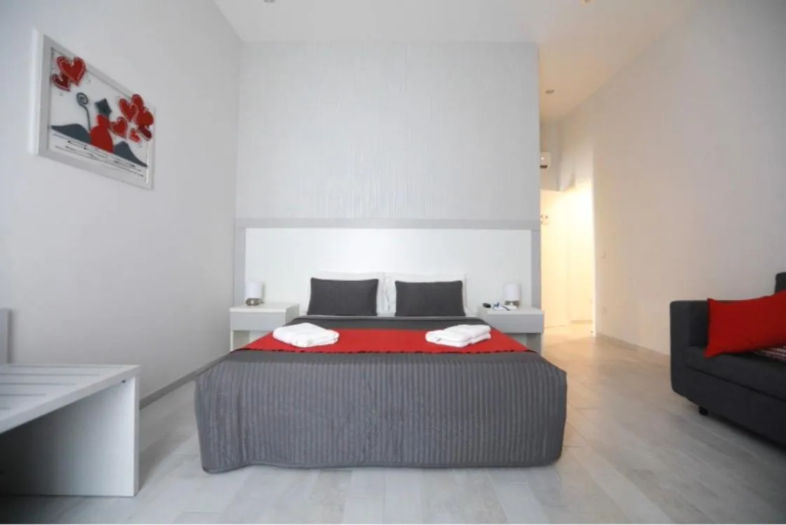 Bed in Chiaia Guest House