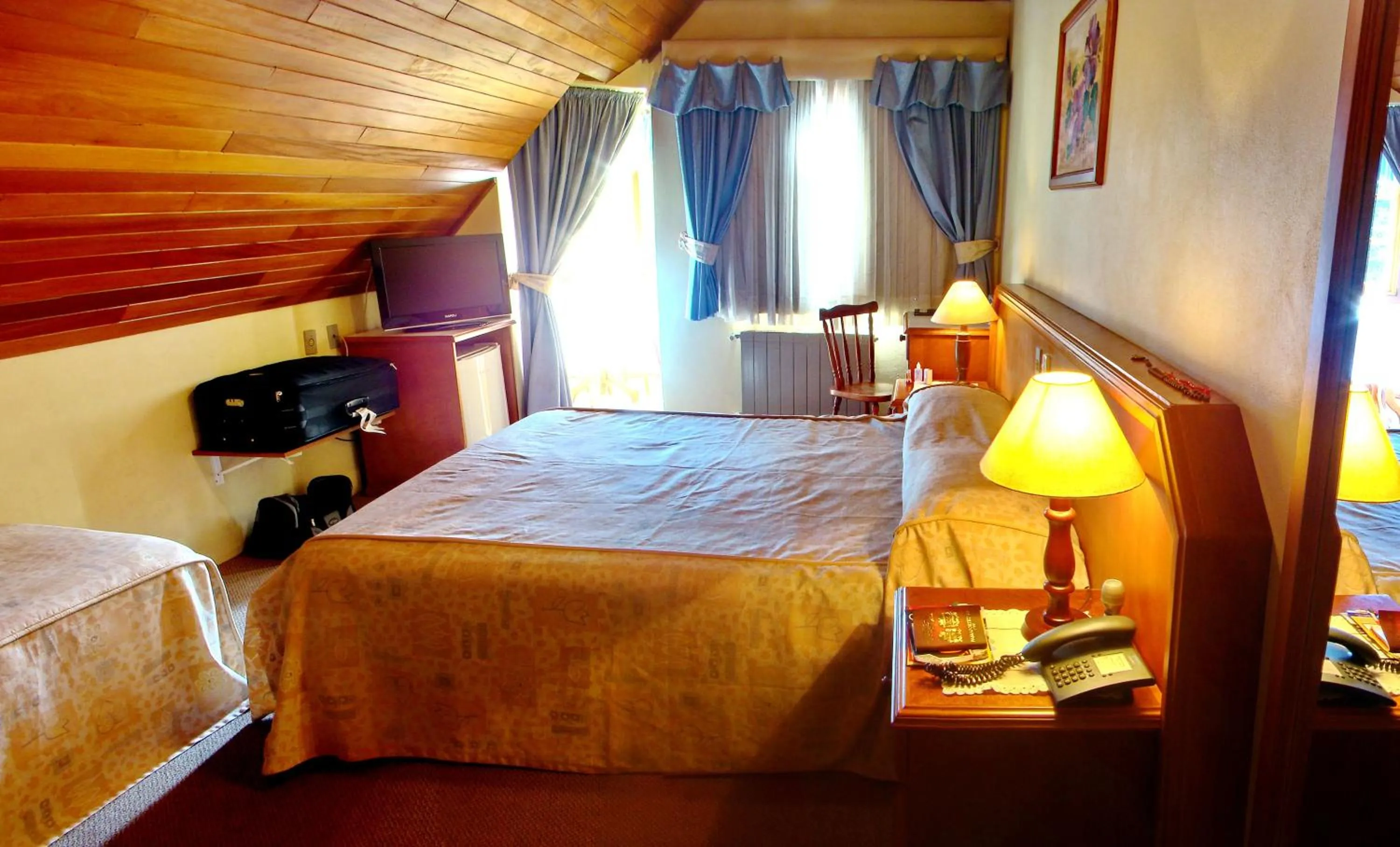 Bed in Hotel Sky Gramado