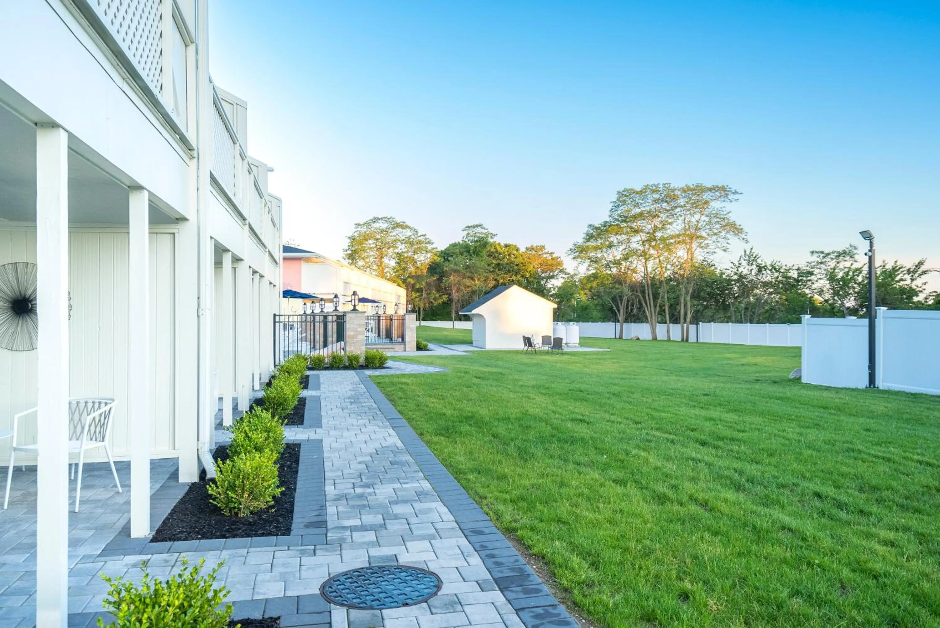Patio in The Bentley Hotel Southampton