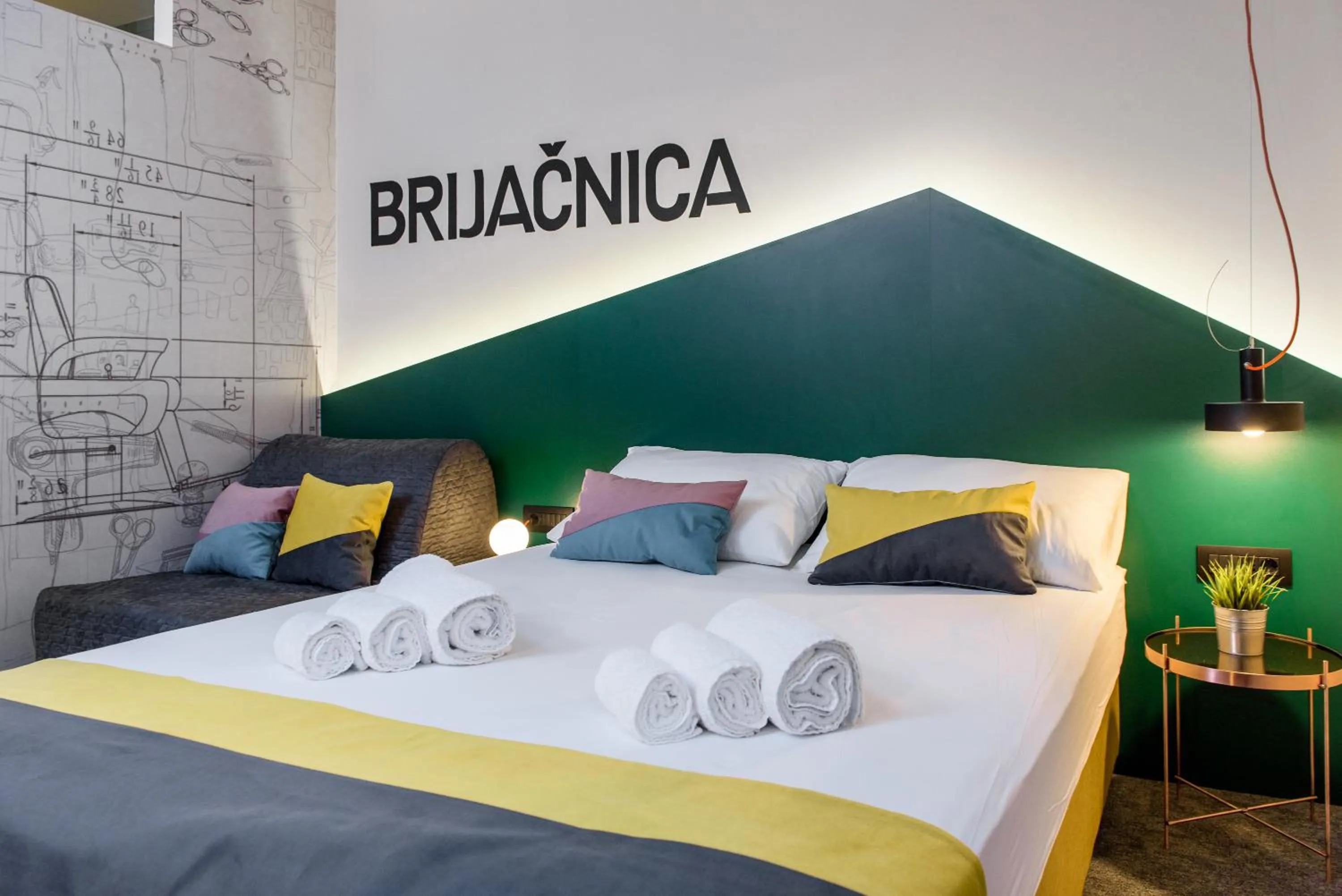 Bed in Stay Swanky Bed & Breakfast