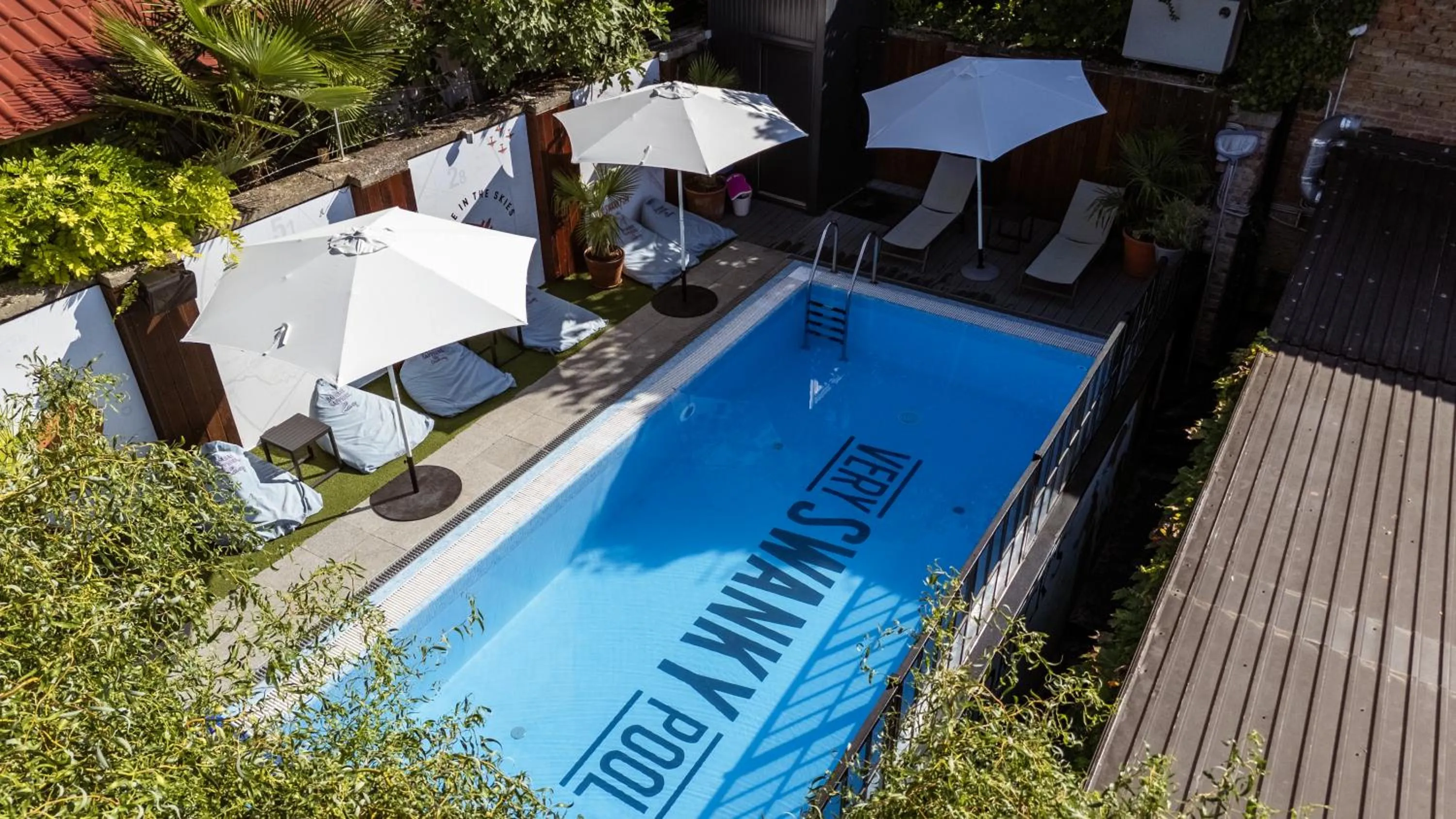 Swimming pool in Stay Swanky Bed & Breakfast