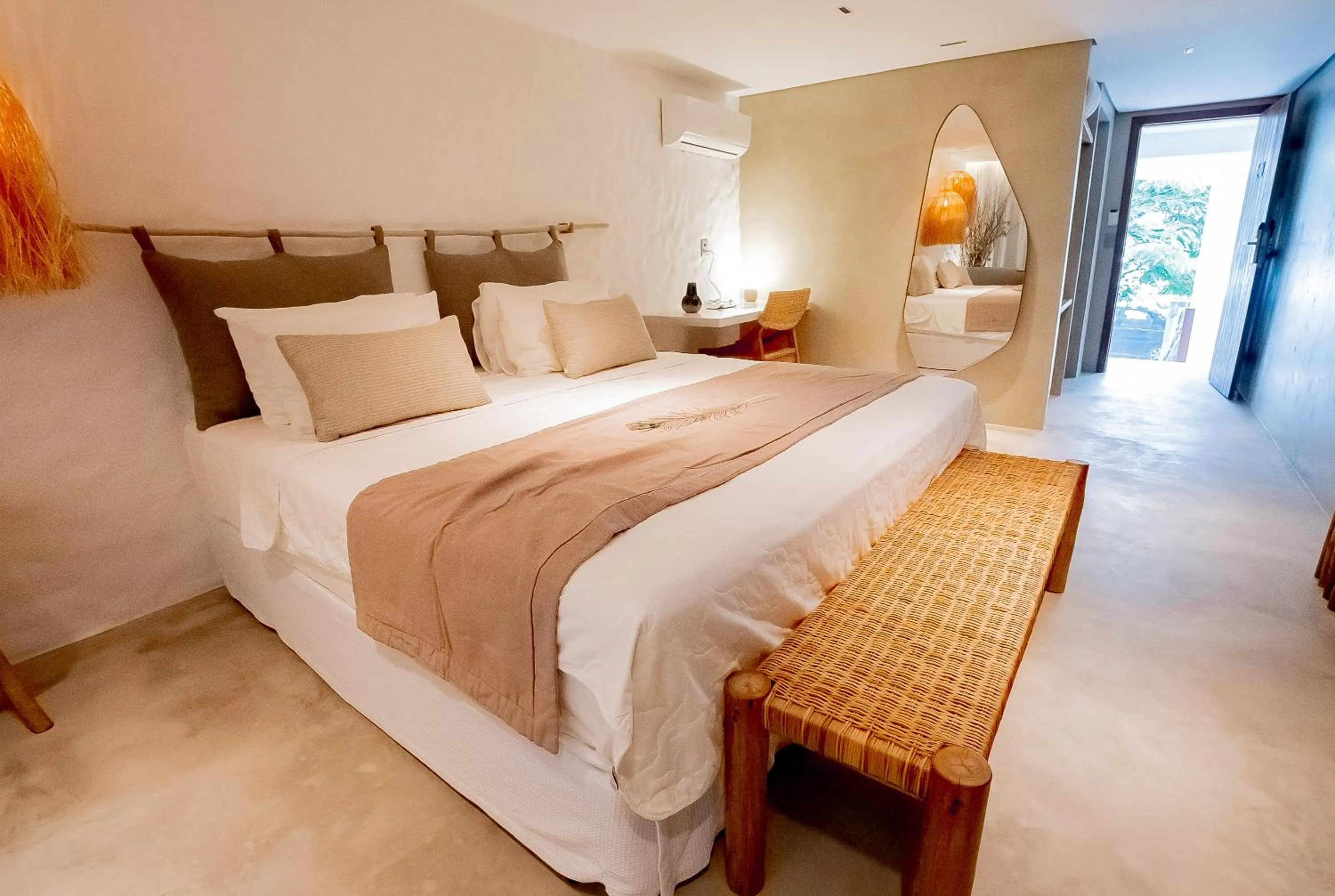 Bed in Hotel Pontal de Ubu