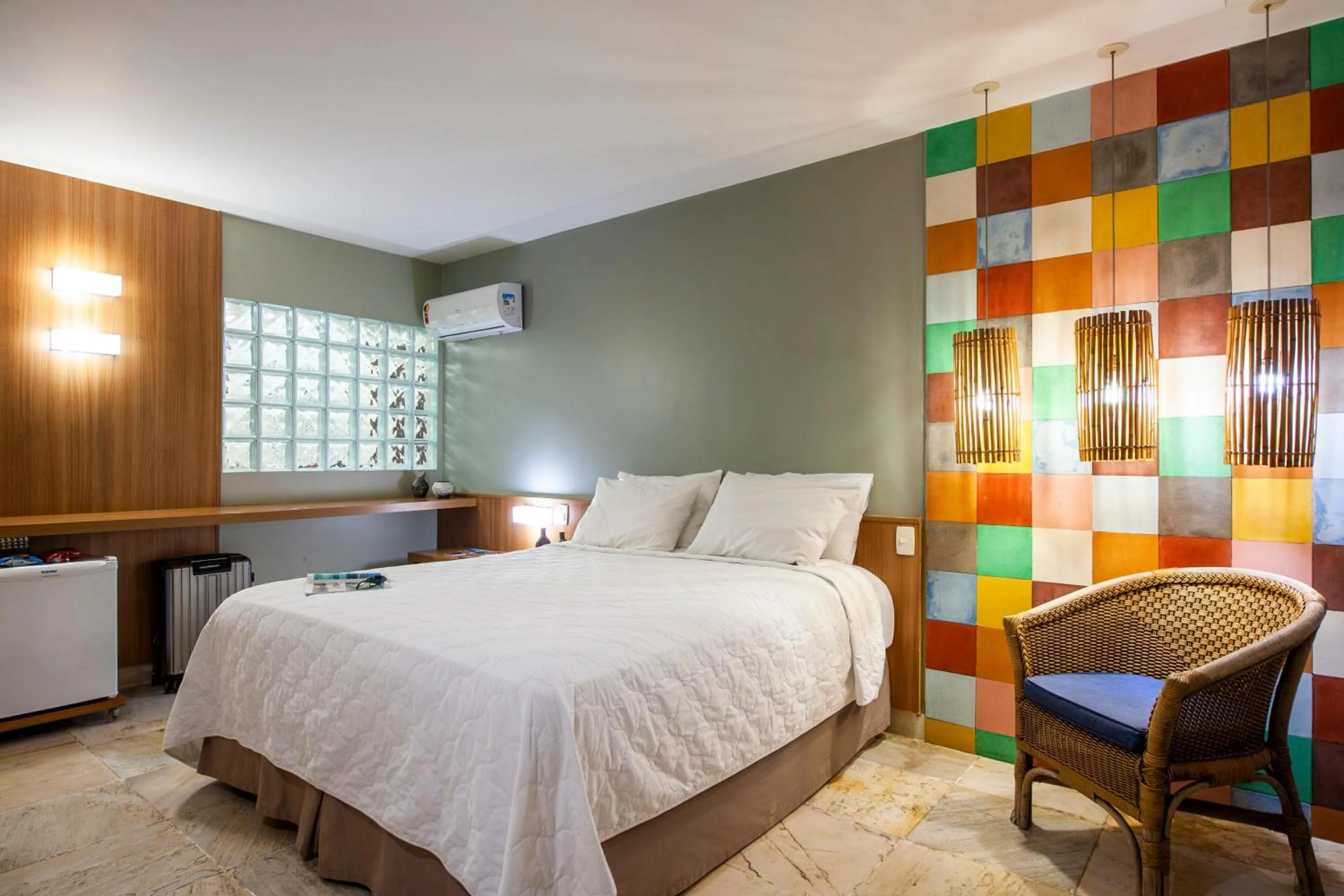 Bed in Hotel Pontal de Ubu