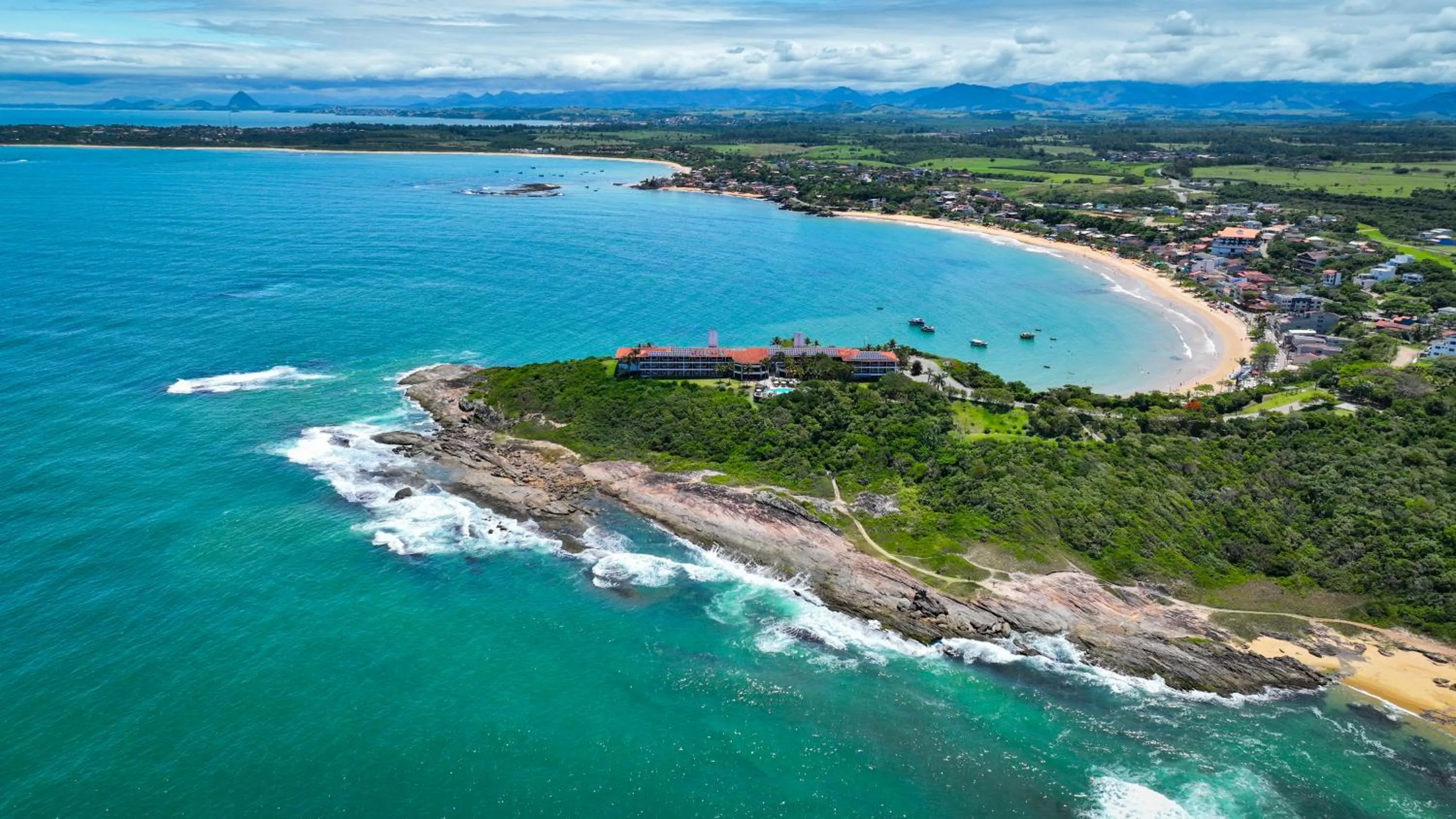Bird's eye view in Hotel Pontal de Ubu
