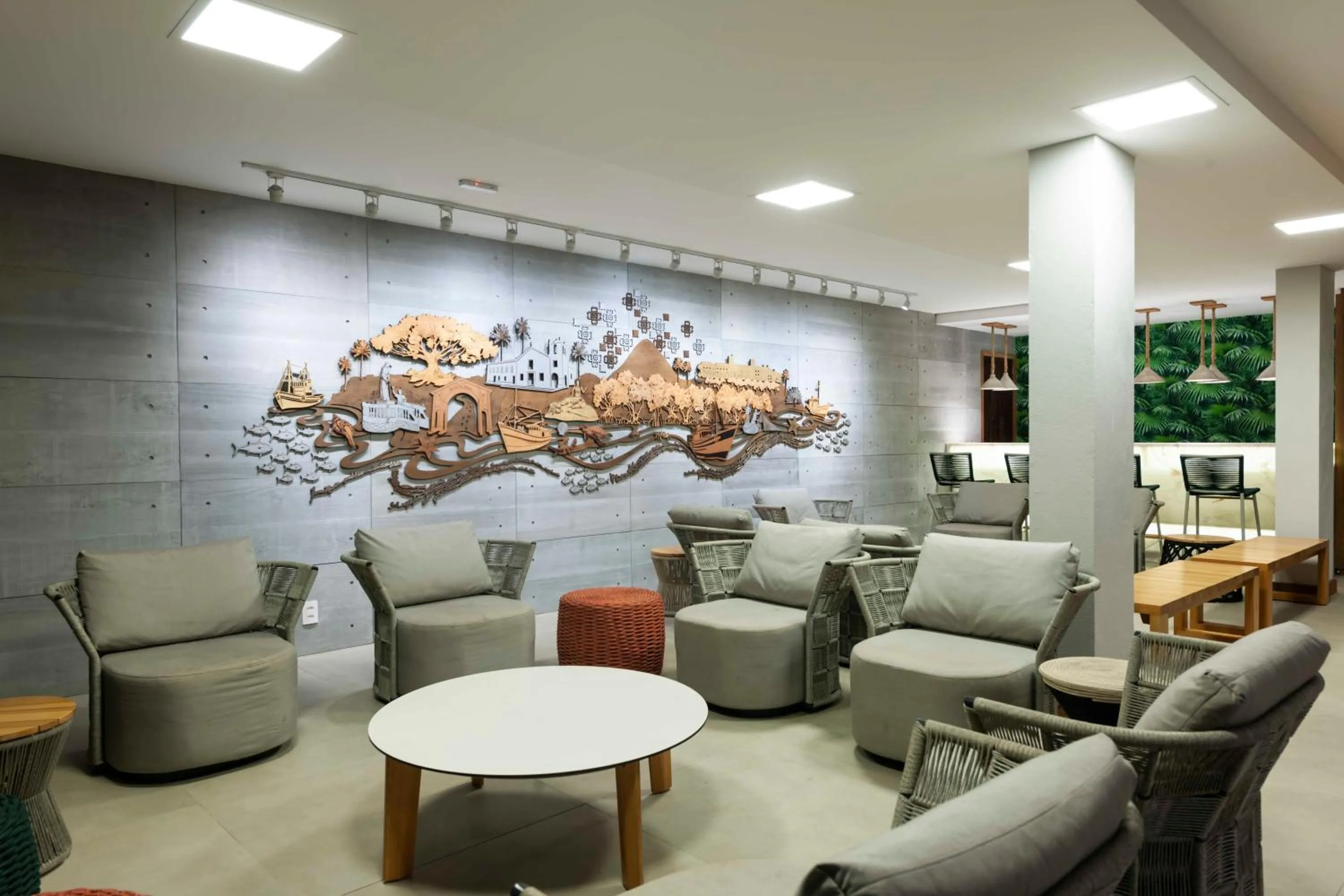 Living room in Hotel Pontal de Ubu