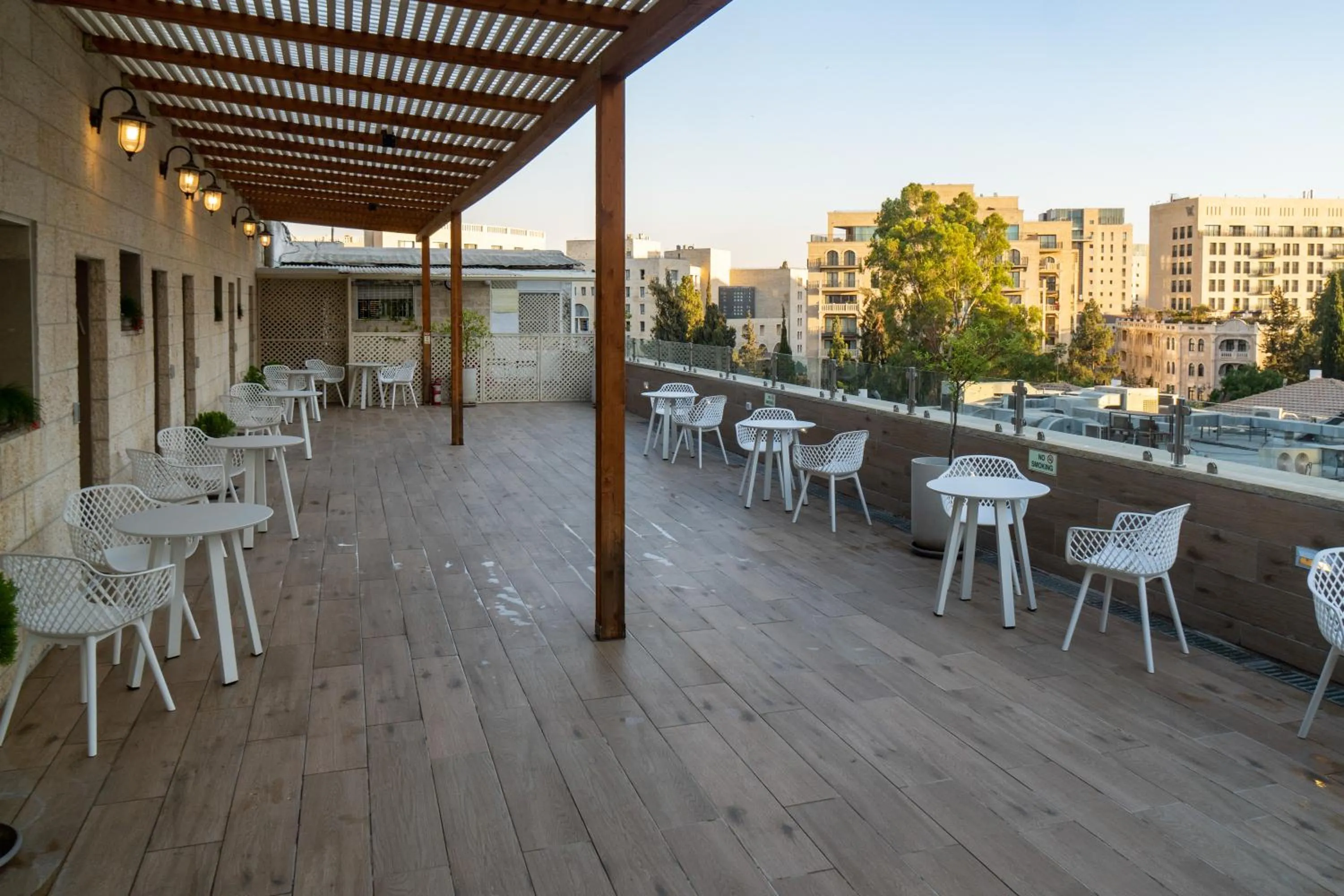 Balcony/Terrace in Shlomtzi Hotel