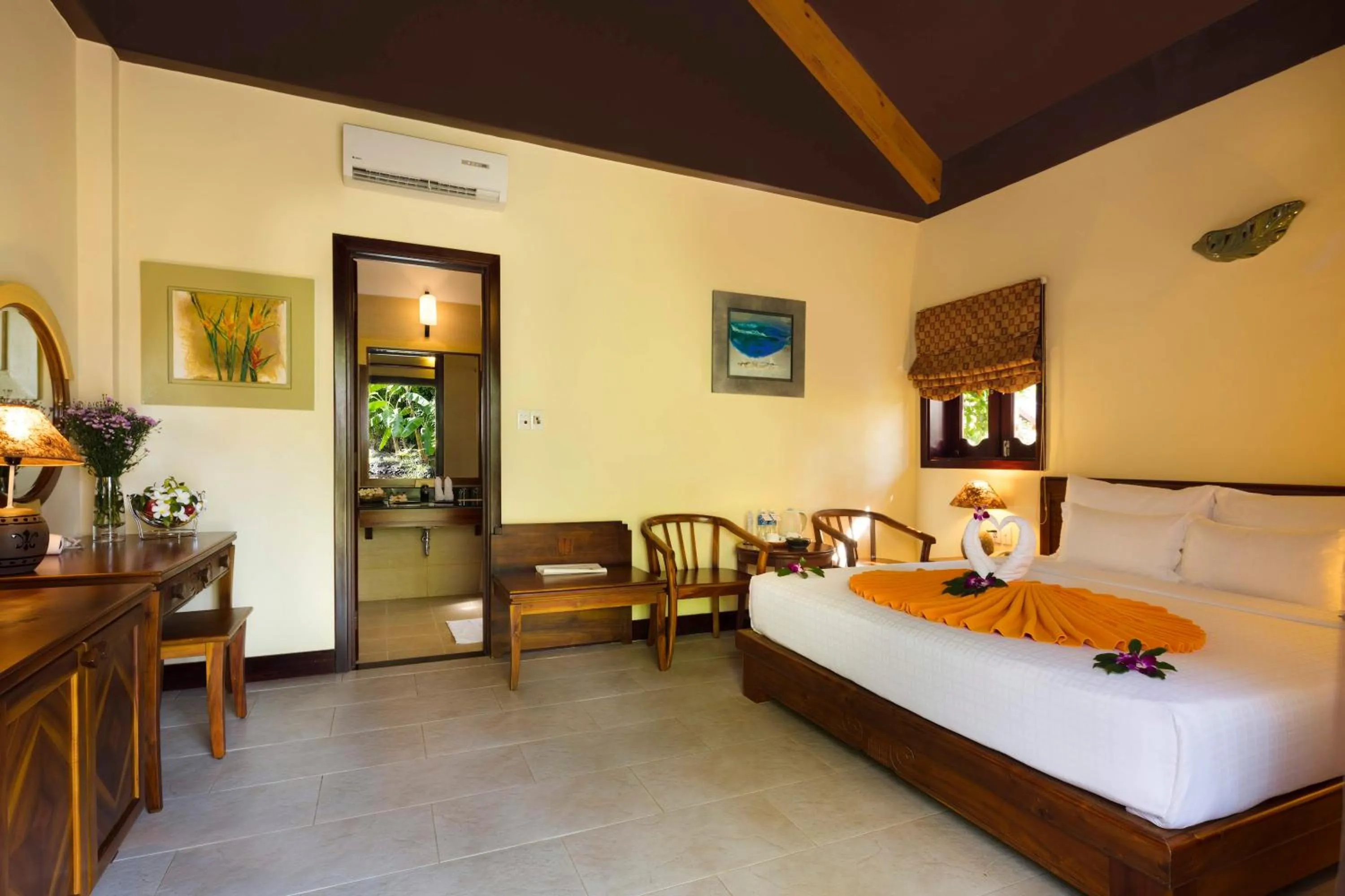 Bed in Terracotta Resort & Spa