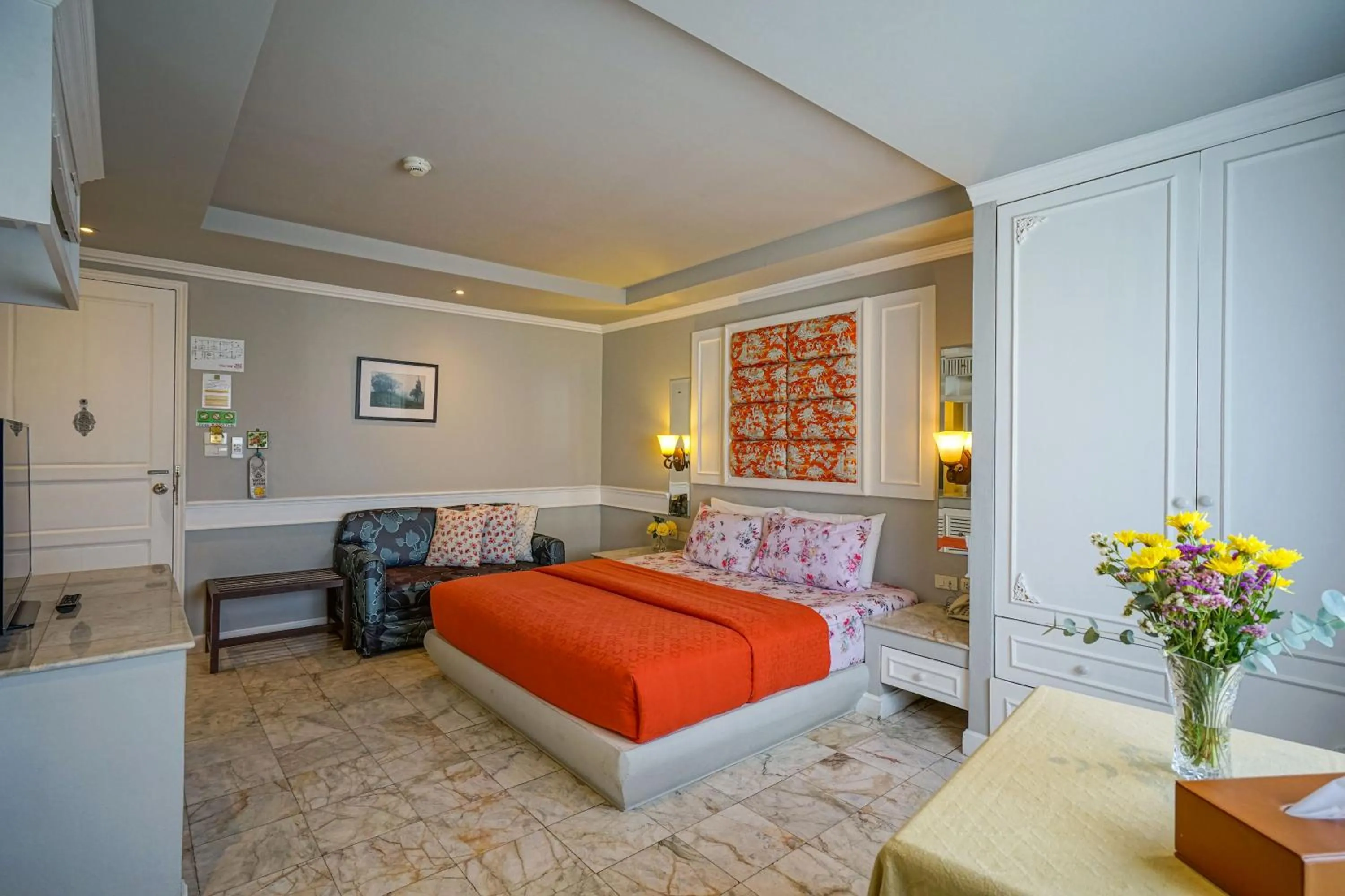 Bed in At Pingnakorn Nimman Hotel