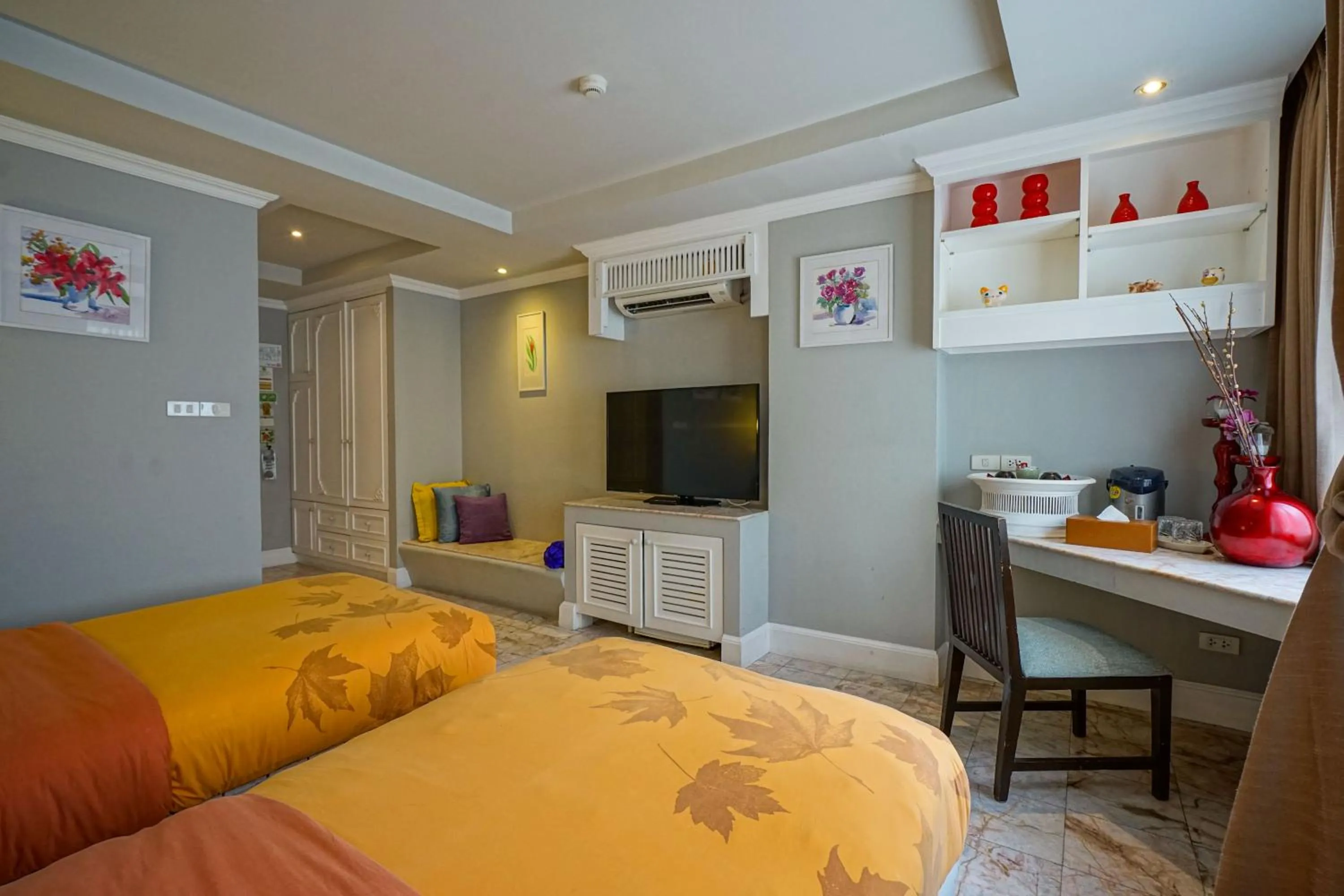 Bed in At Pingnakorn Nimman Hotel