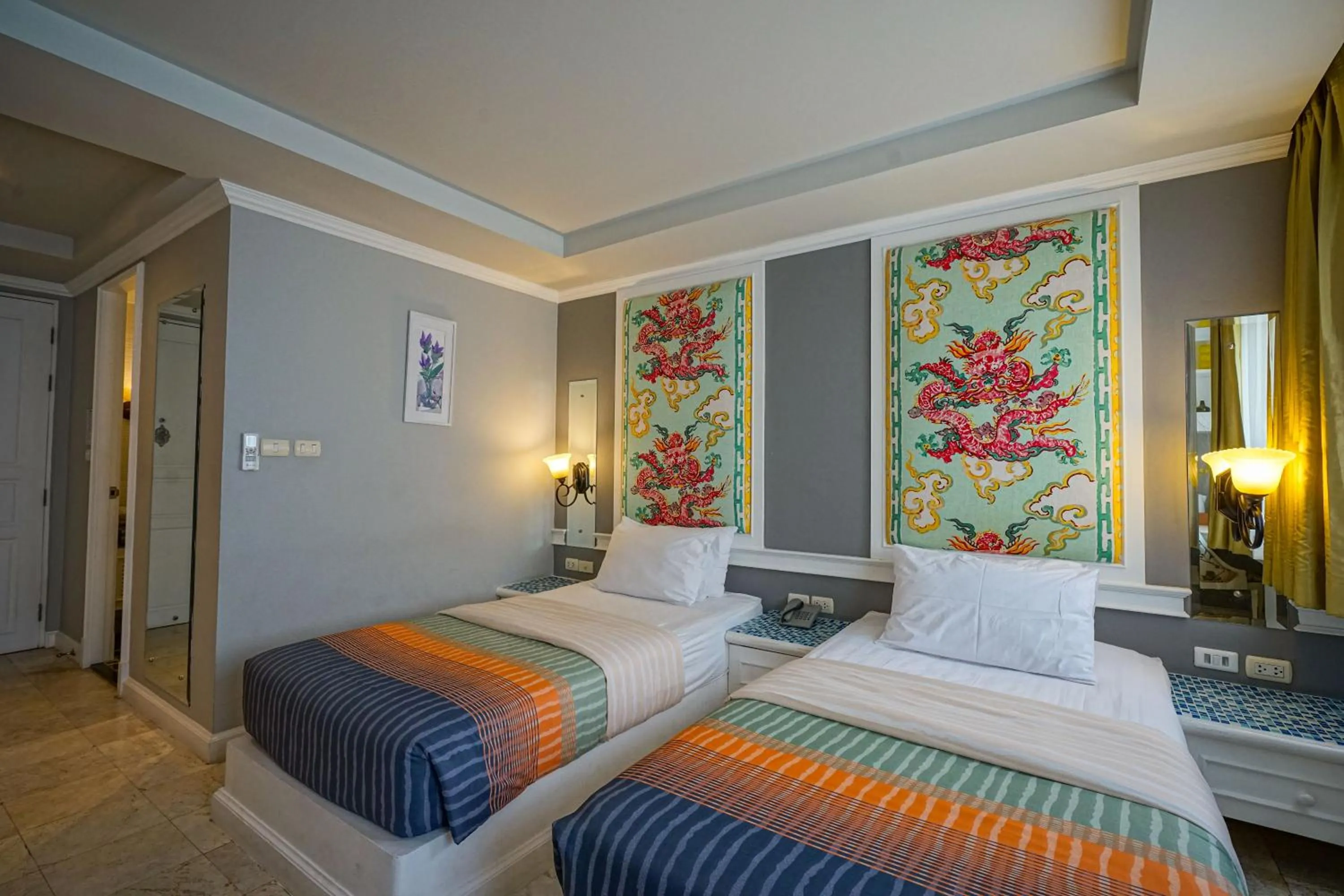 Bed in At Pingnakorn Nimman Hotel