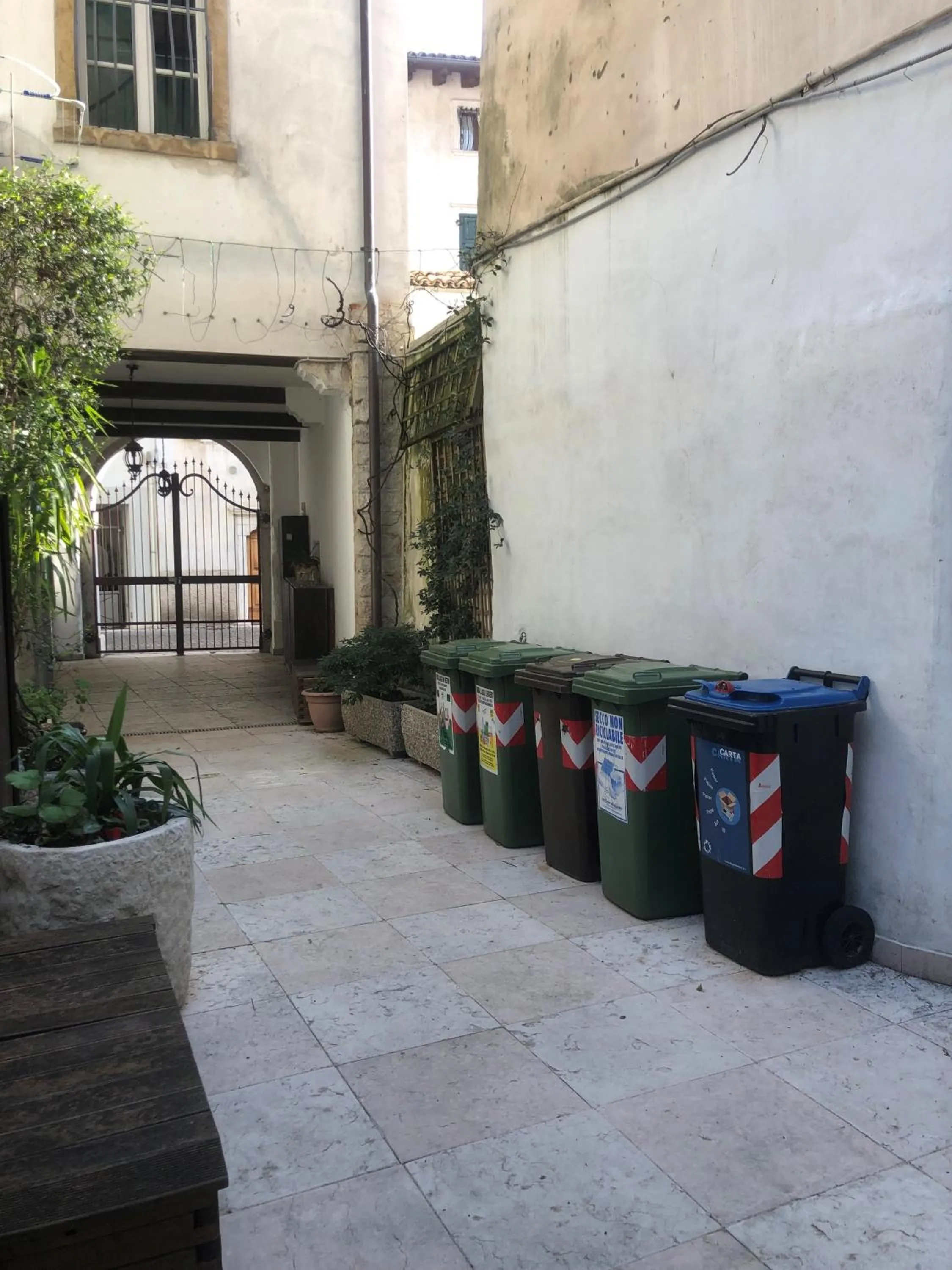 Quiet street view in Hotel Sole Holiday