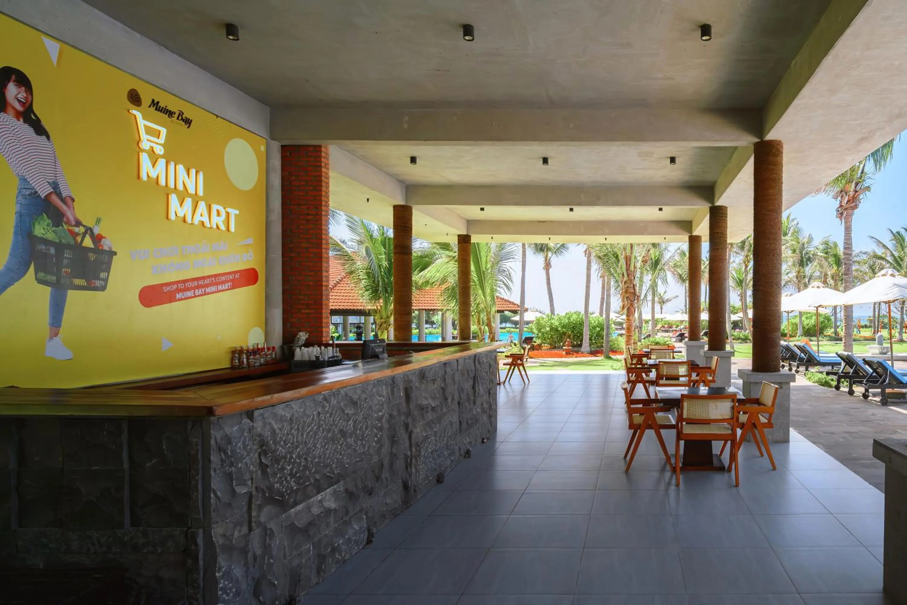 Seating area in Muine Bay Resort