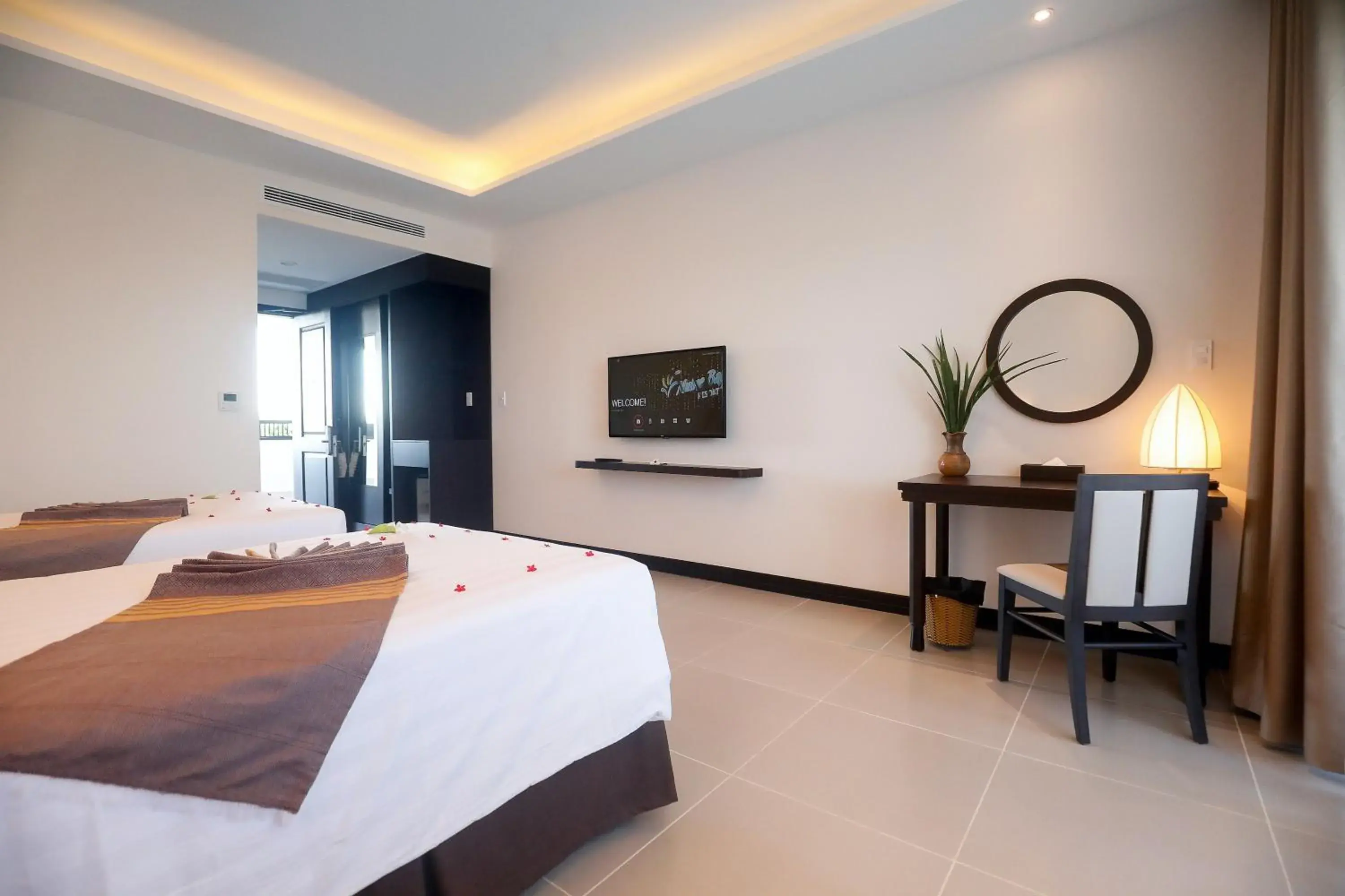 Deluxe Twin Room with Balcony - Garden View in Muine Bay Resort Deluxe Twin Room with Balcony - Garden View in Muine Bay Resort