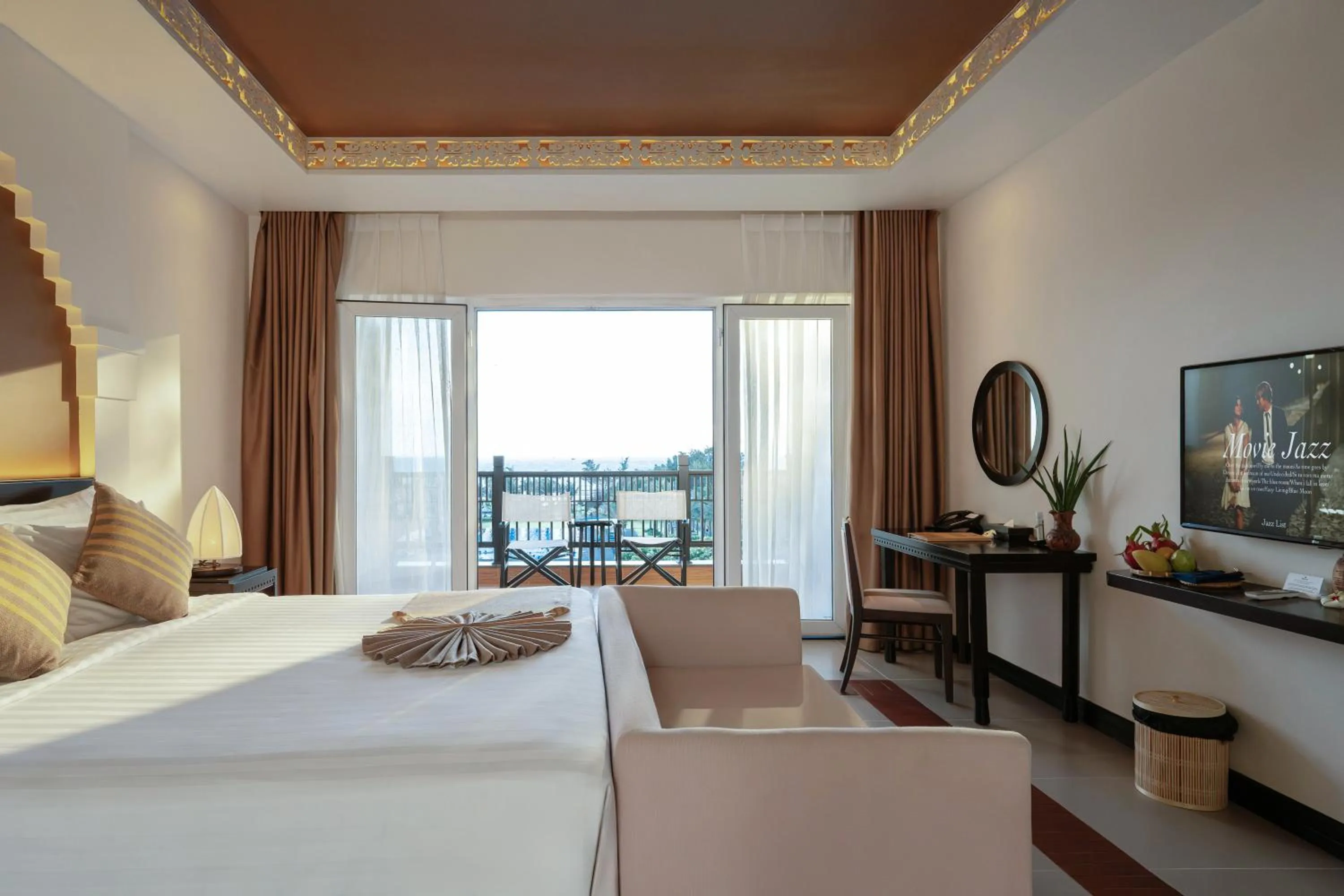 Decorative detail, Bed in Muine Bay Resort