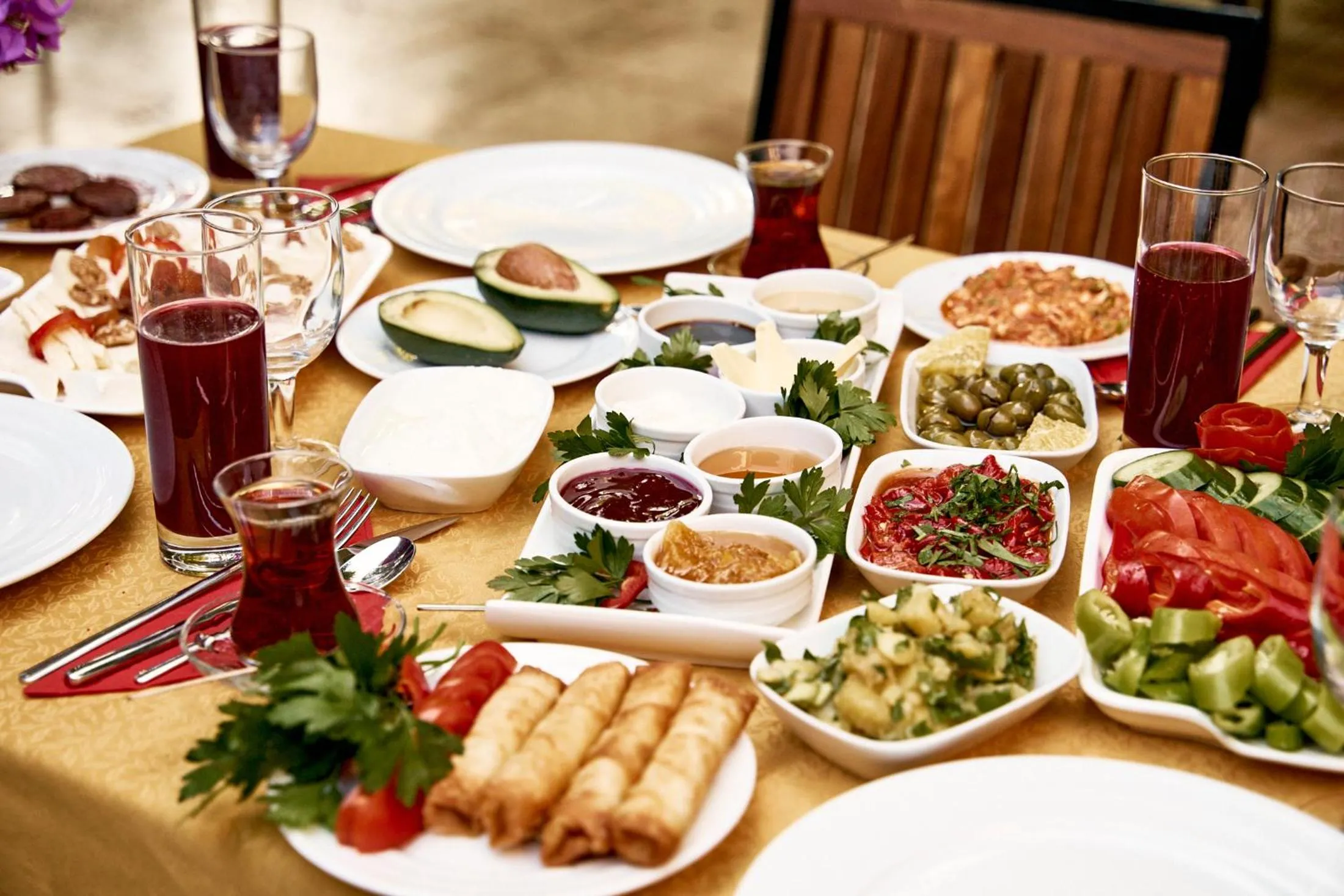 Food close-up in Aida Hotel