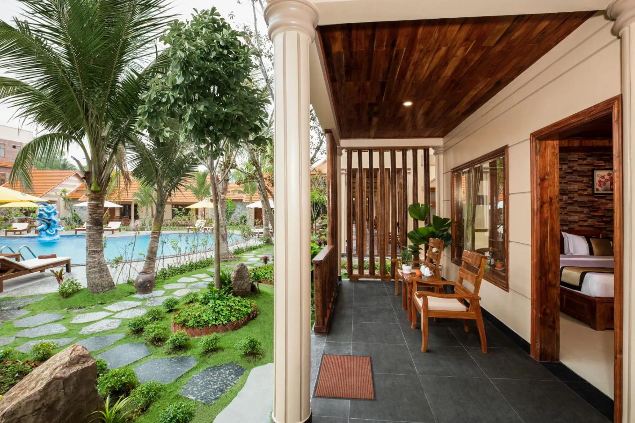 Balcony/Terrace in Golden Topaz Phu Quoc Resort