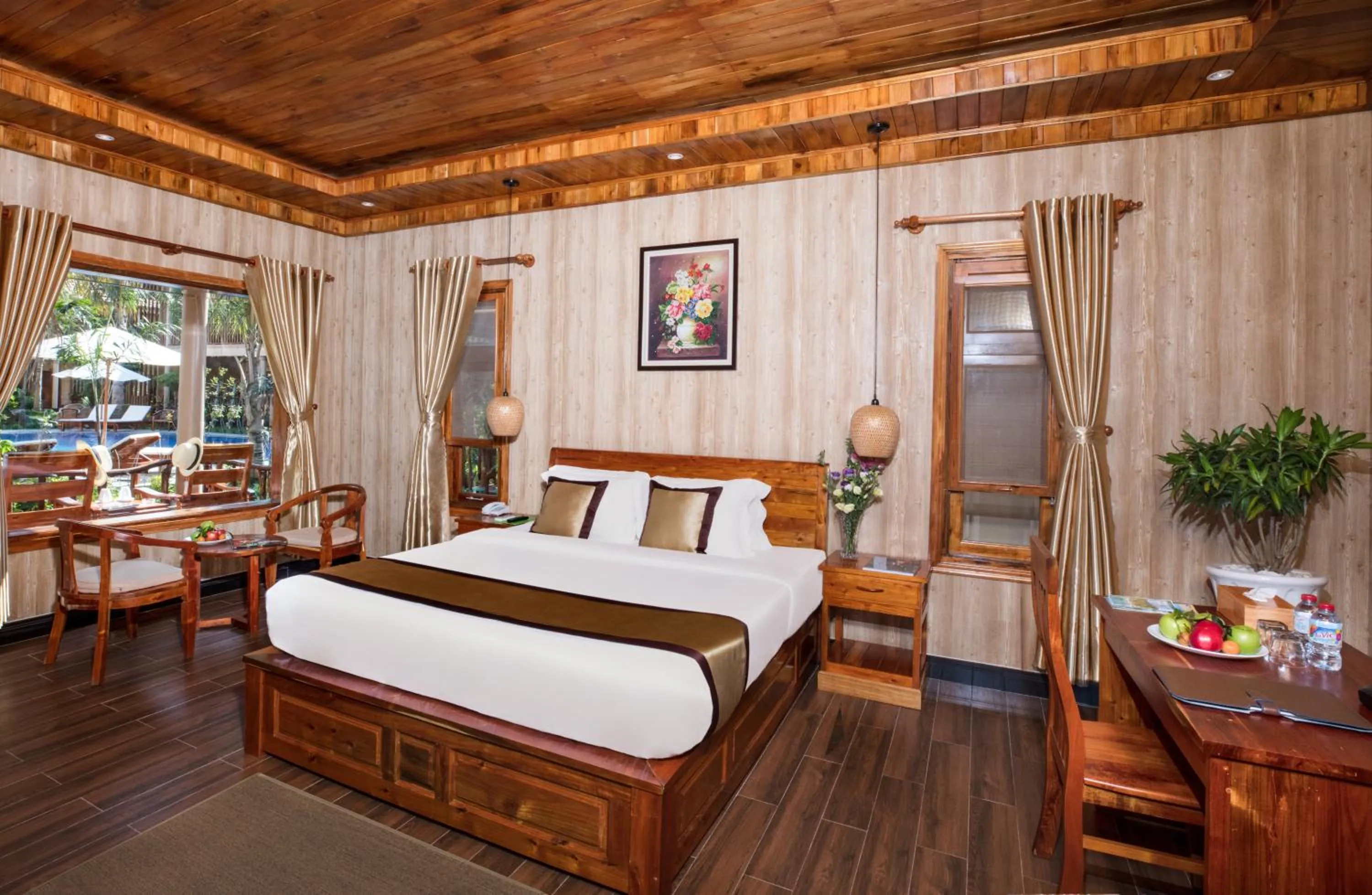 Bedroom, Bed in Golden Topaz Phu Quoc Resort