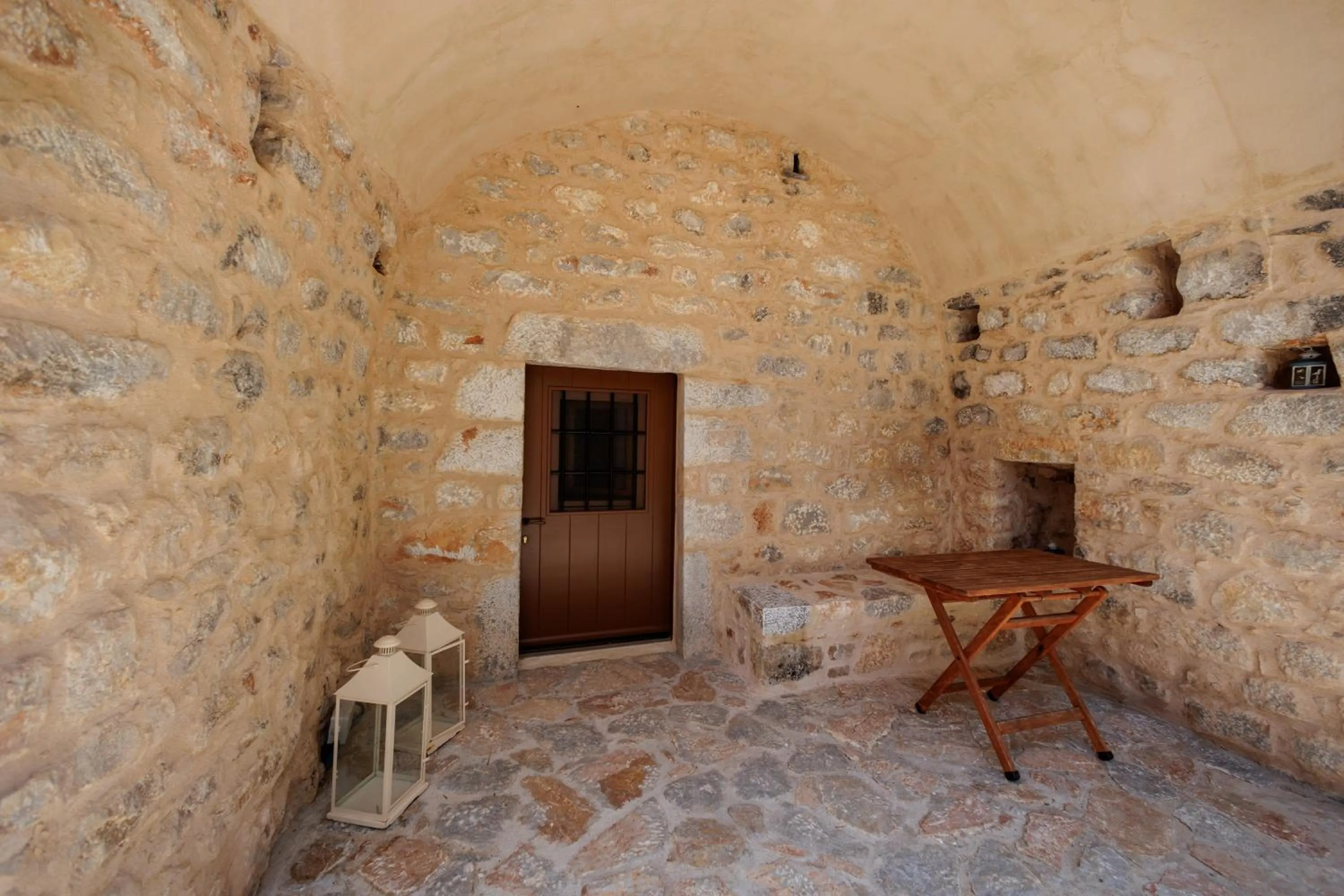 Patio in Arapakis Historic Castle