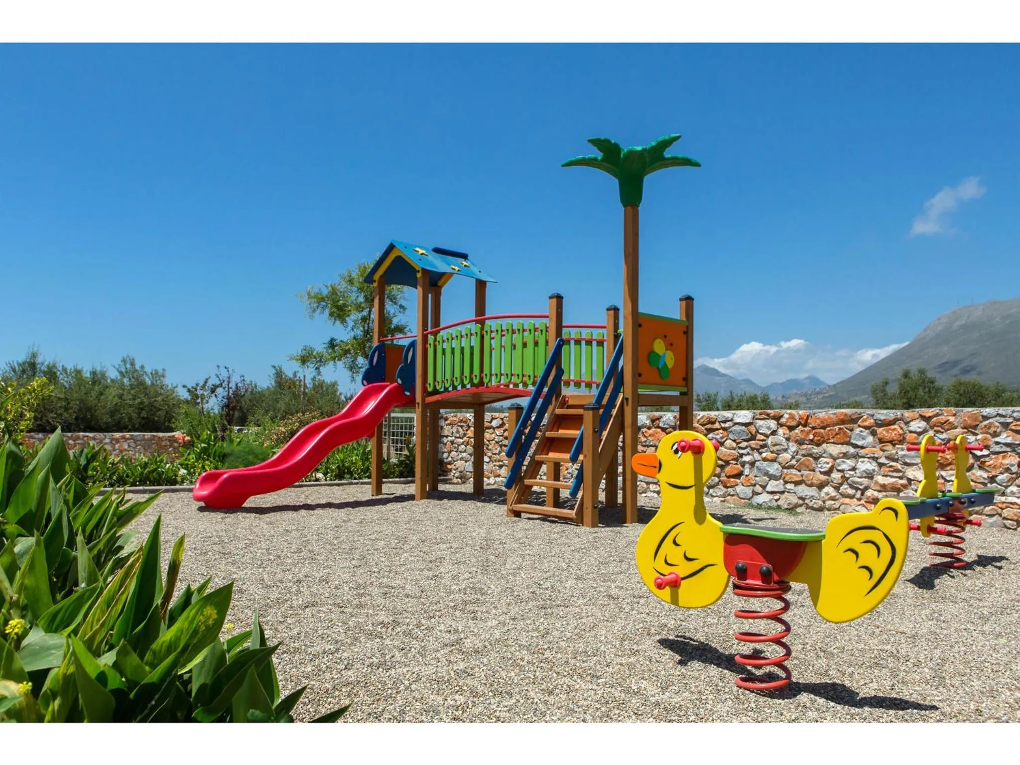 Children play ground in Arapakis Historic Castle
