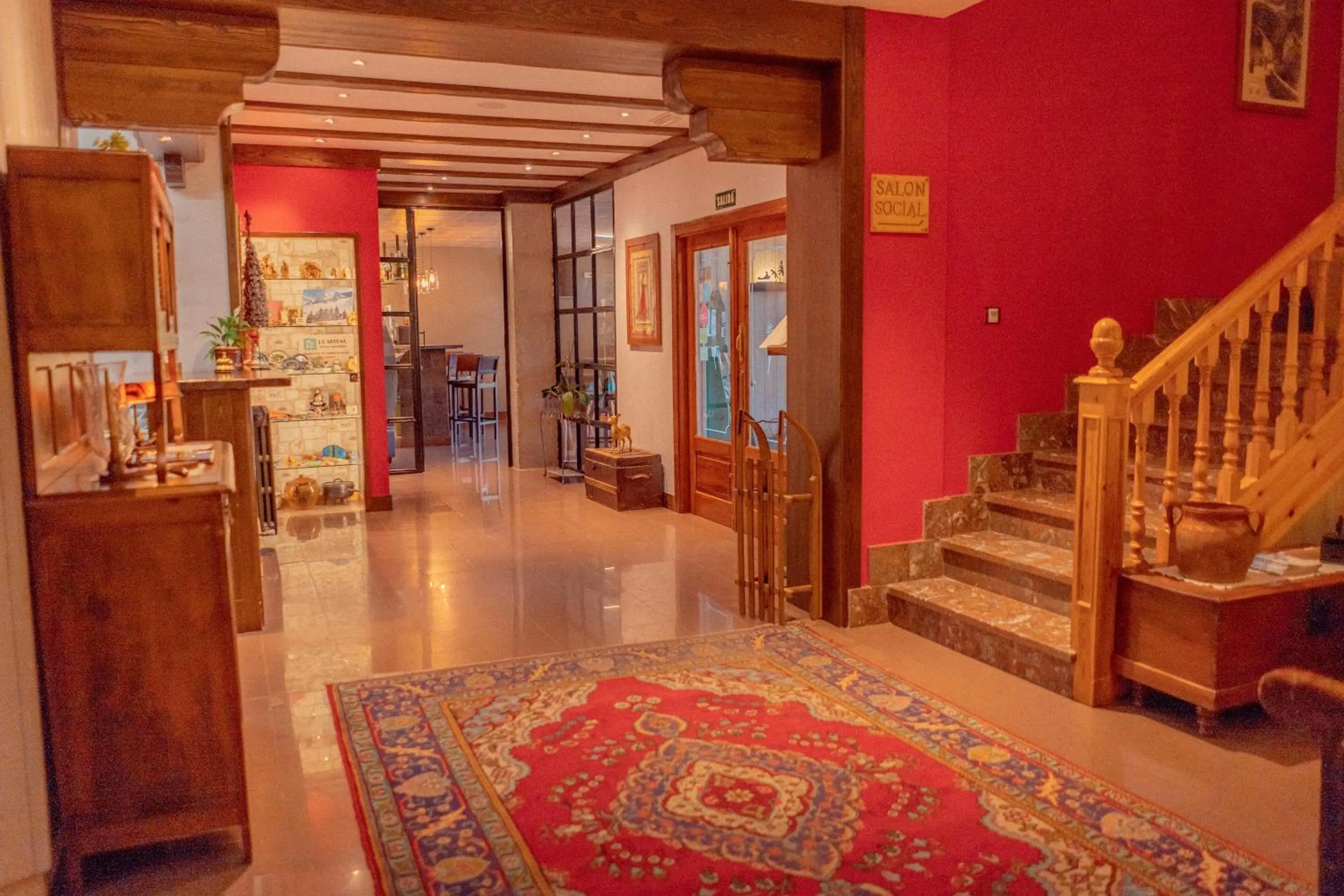 Lobby or reception in Hotel Sabocos