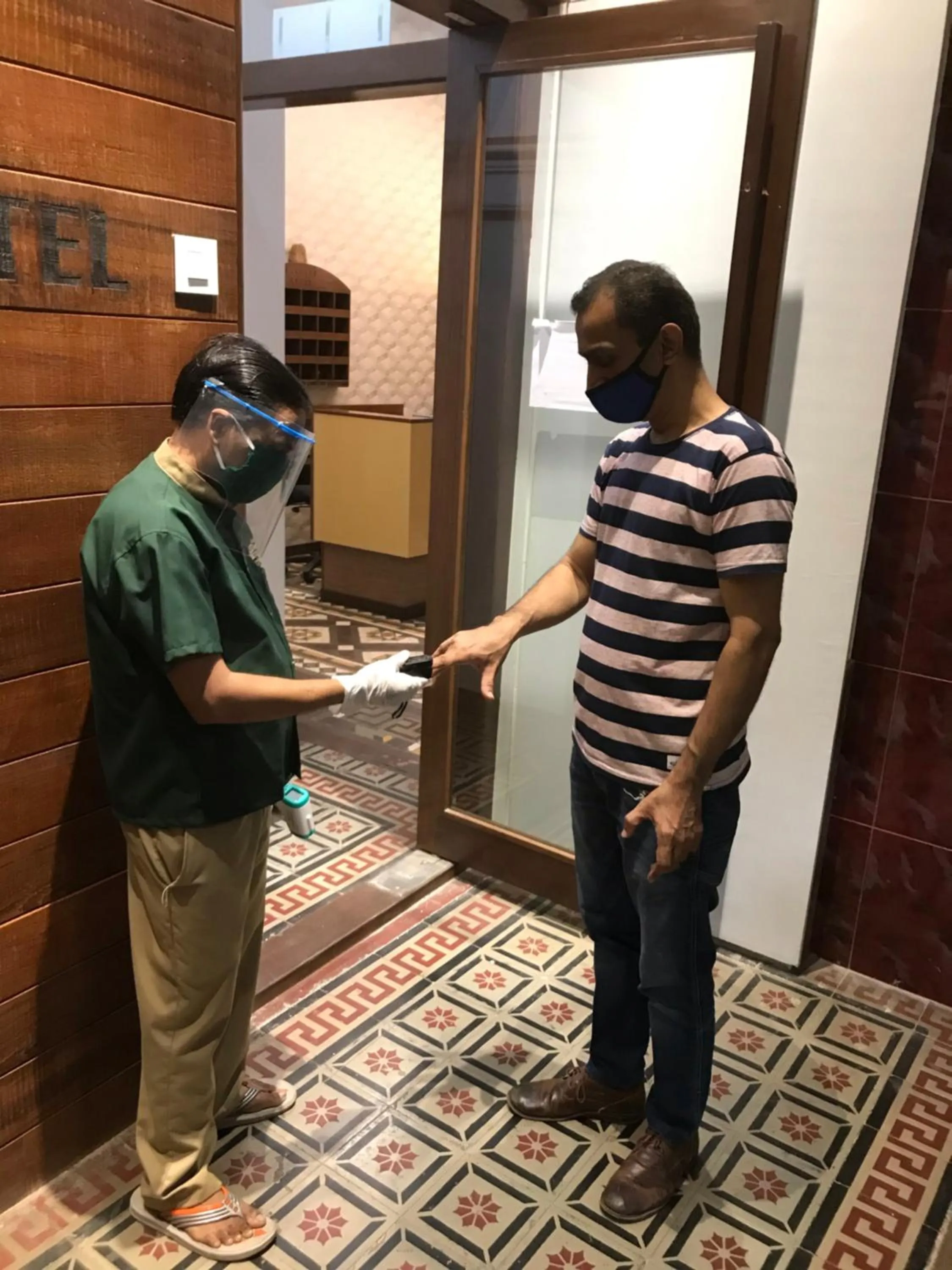 Staff in Carlton Hotel Mumbai - Behind Taj Mahal Palace Colaba Mumbai