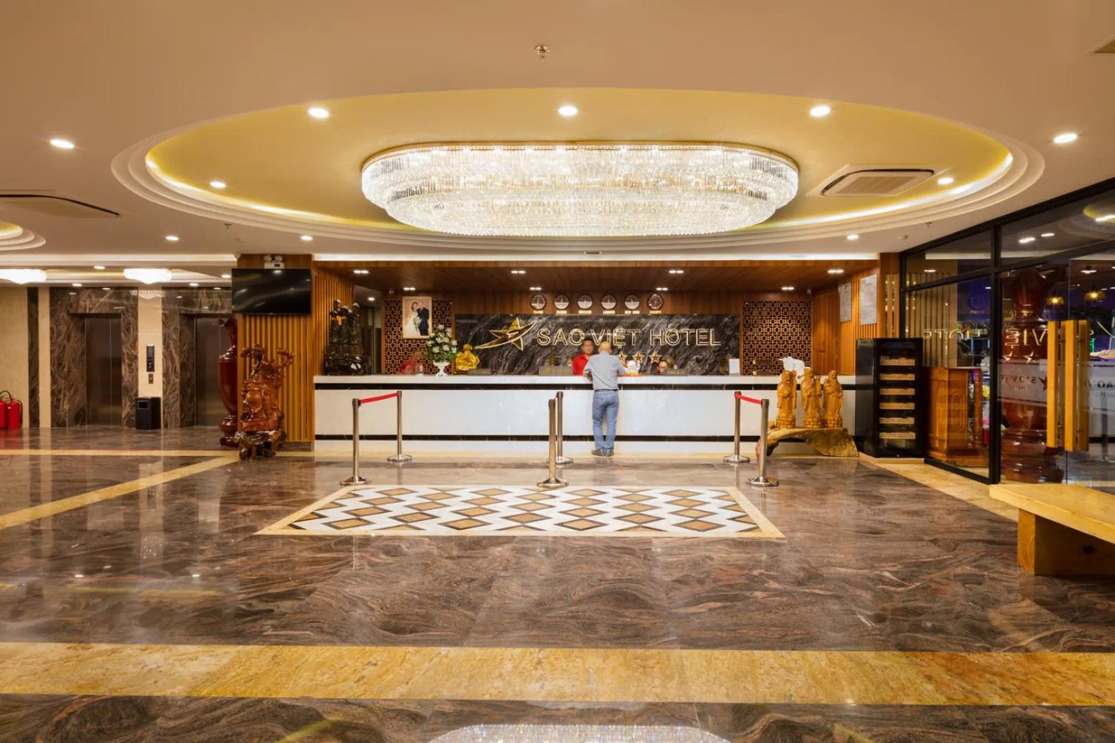Lobby or reception in Sao Viet Nha Trang Hotel