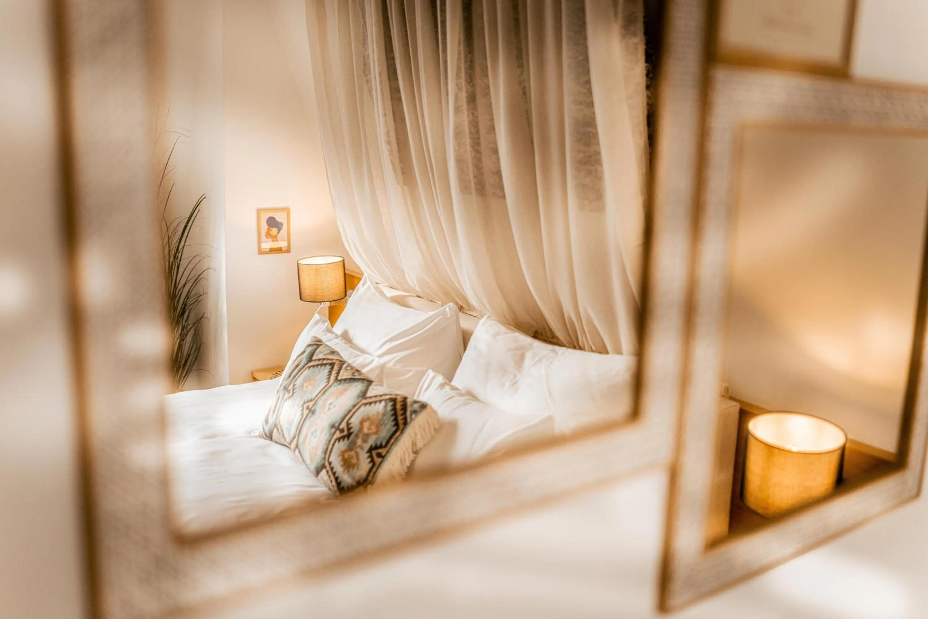 Bed in Strandhotel Kärntnerhof