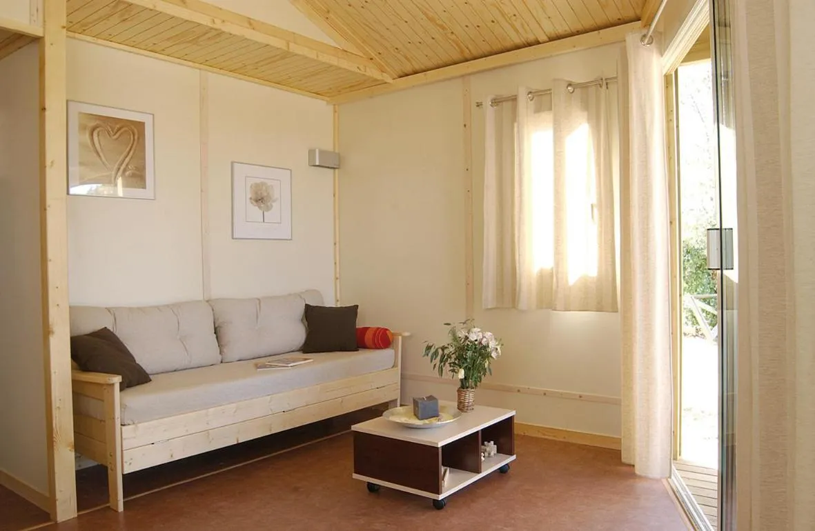Living room in BAGHEERA Village Naturiste