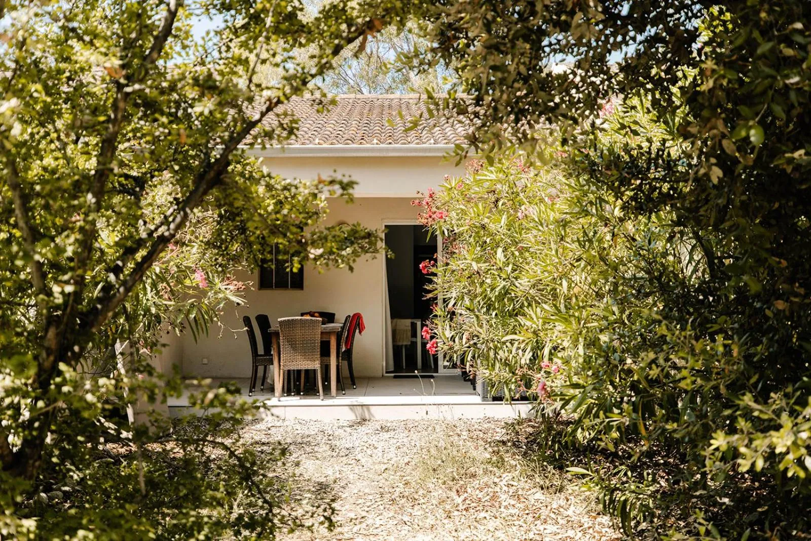 Patio in BAGHEERA Village Naturiste