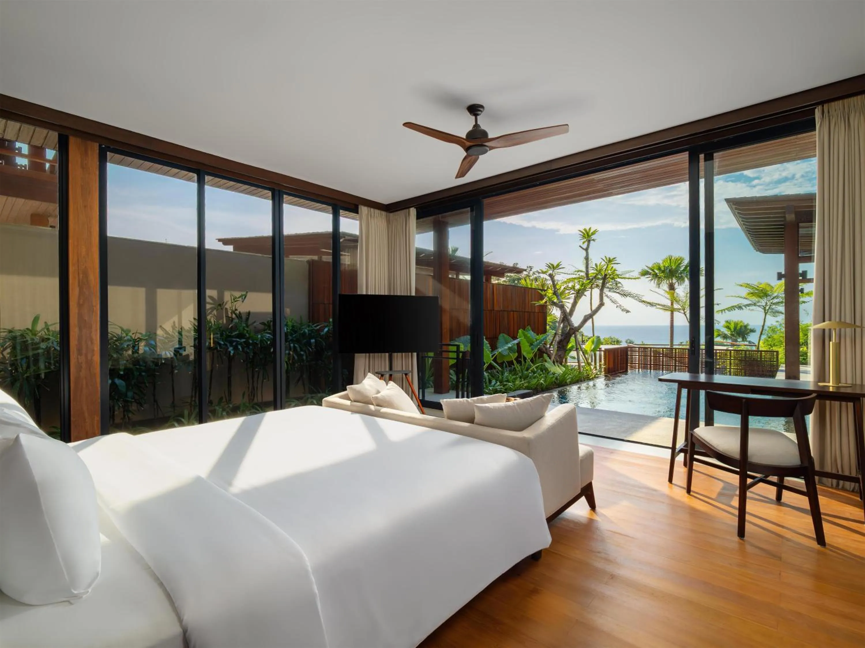 Photo of the whole room, Bed in Radisson Blu Bali Uluwatu