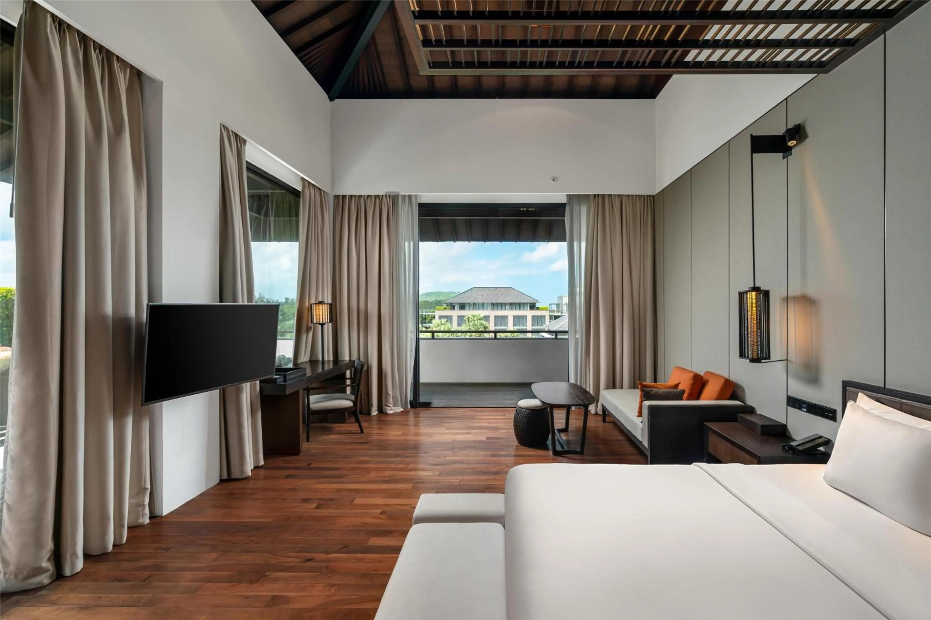 Photo of the whole room, Bed in Radisson Blu Bali Uluwatu