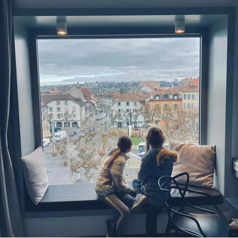 Bedroom in ibis Styles Genève Carouge