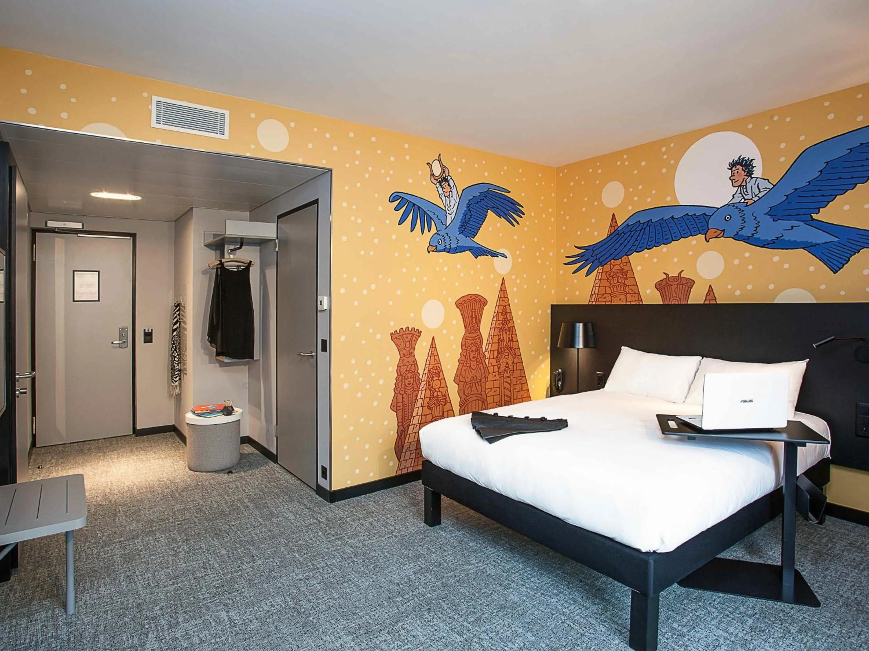 Bedroom, Bed in ibis Styles Genève Carouge