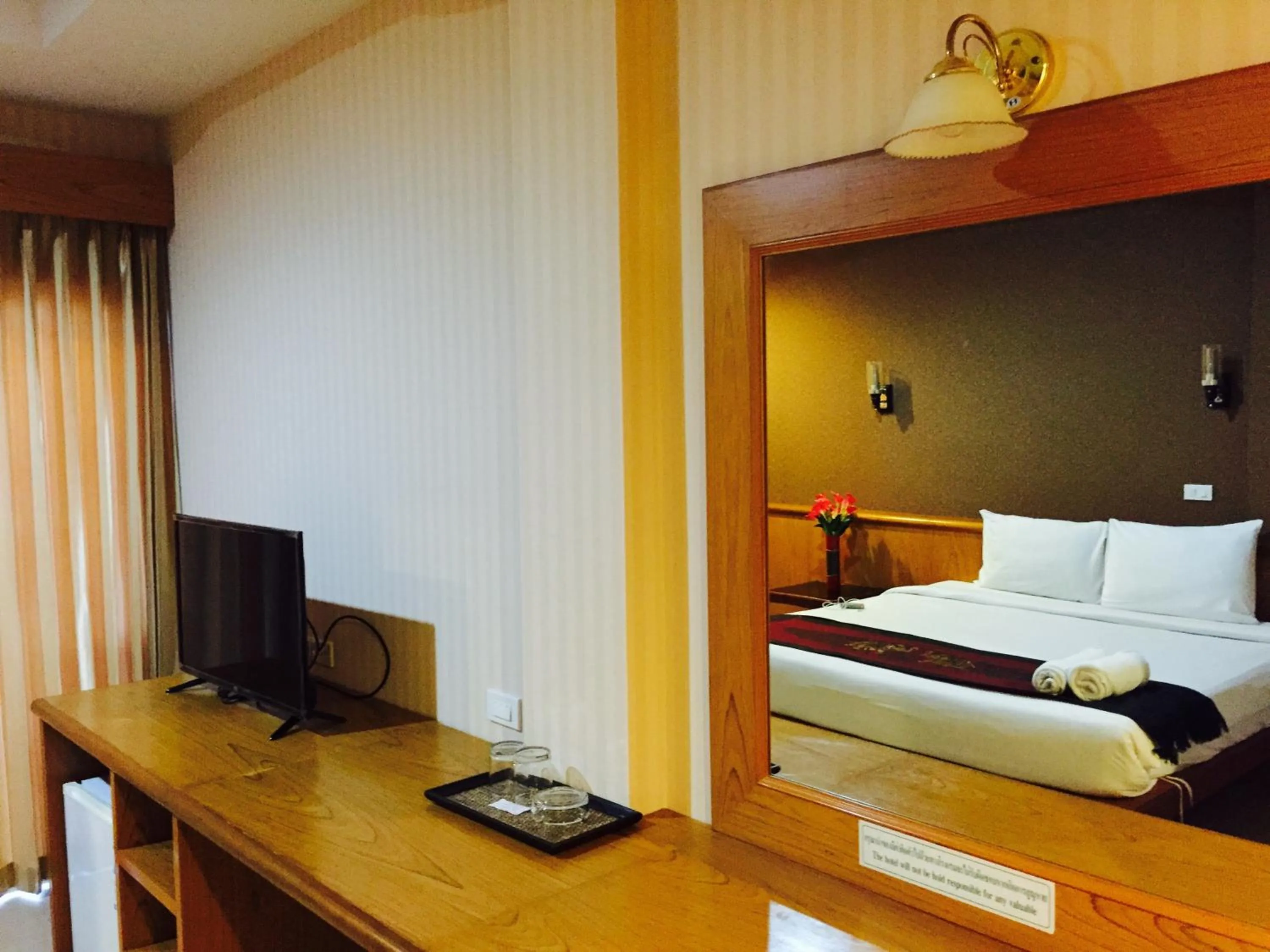 Decorative detail, Bed in Natural Samui Hotel