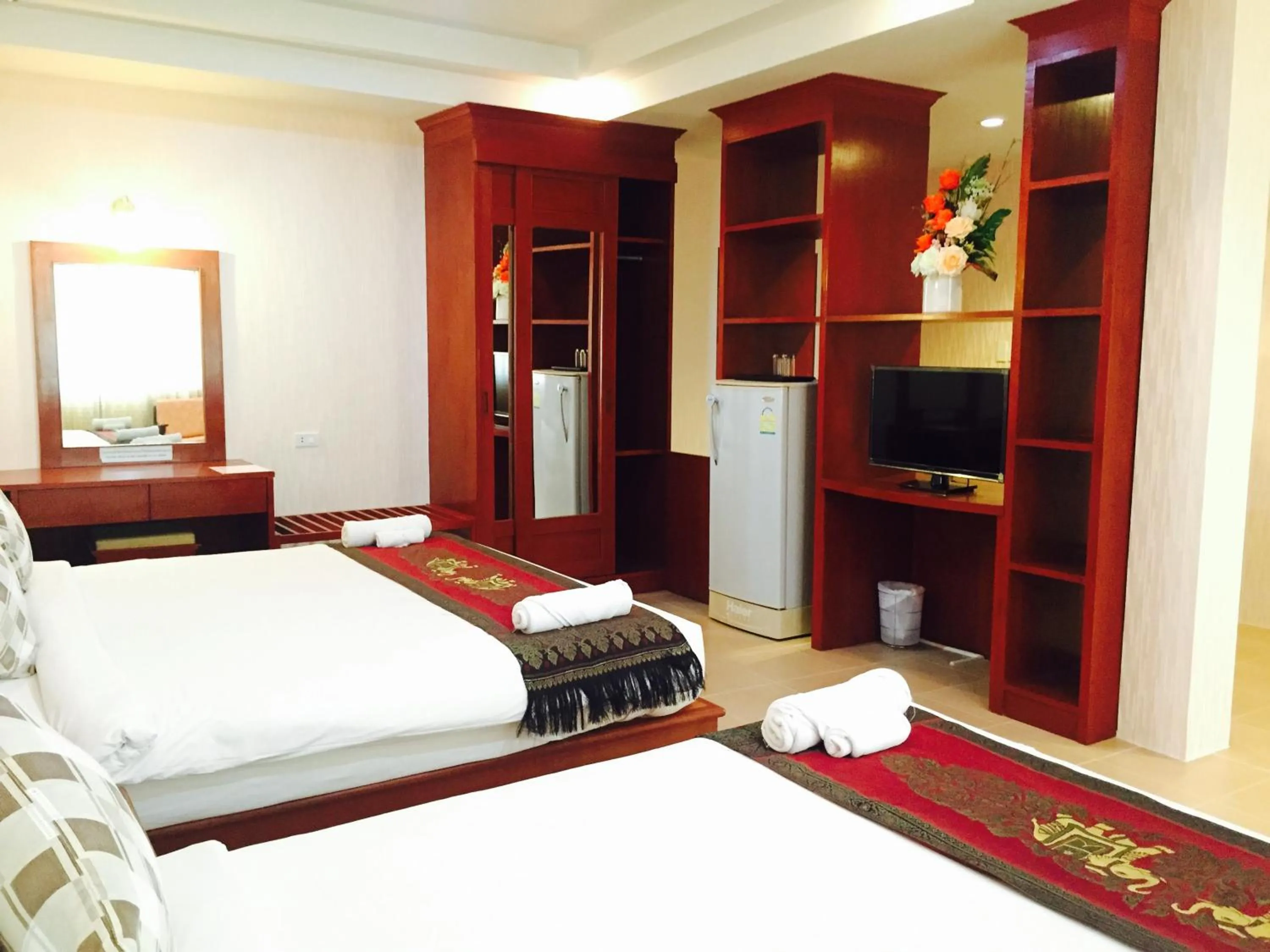 Photo of the whole room, Bed in Natural Samui Hotel