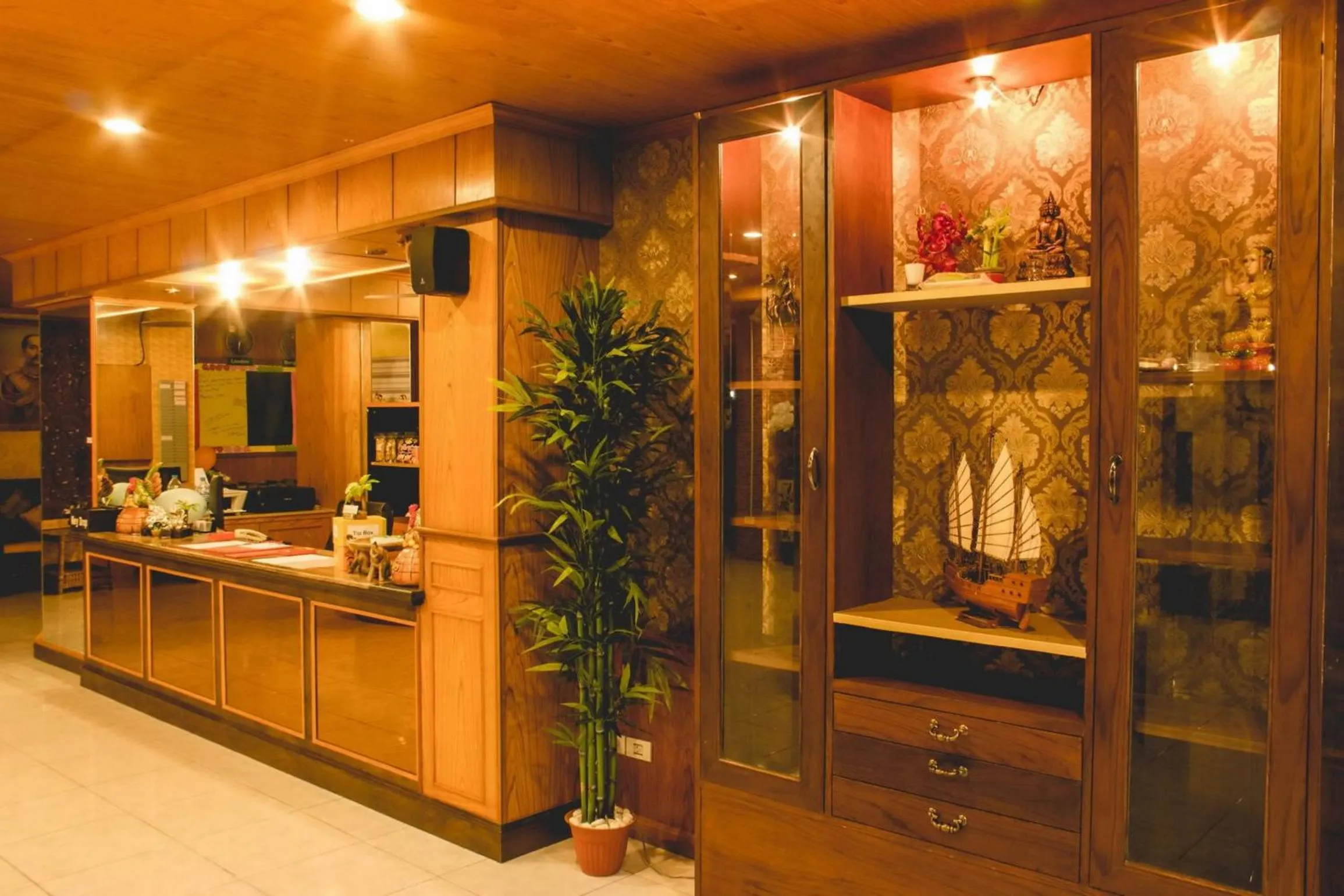 Lobby or reception in Natural Samui Hotel