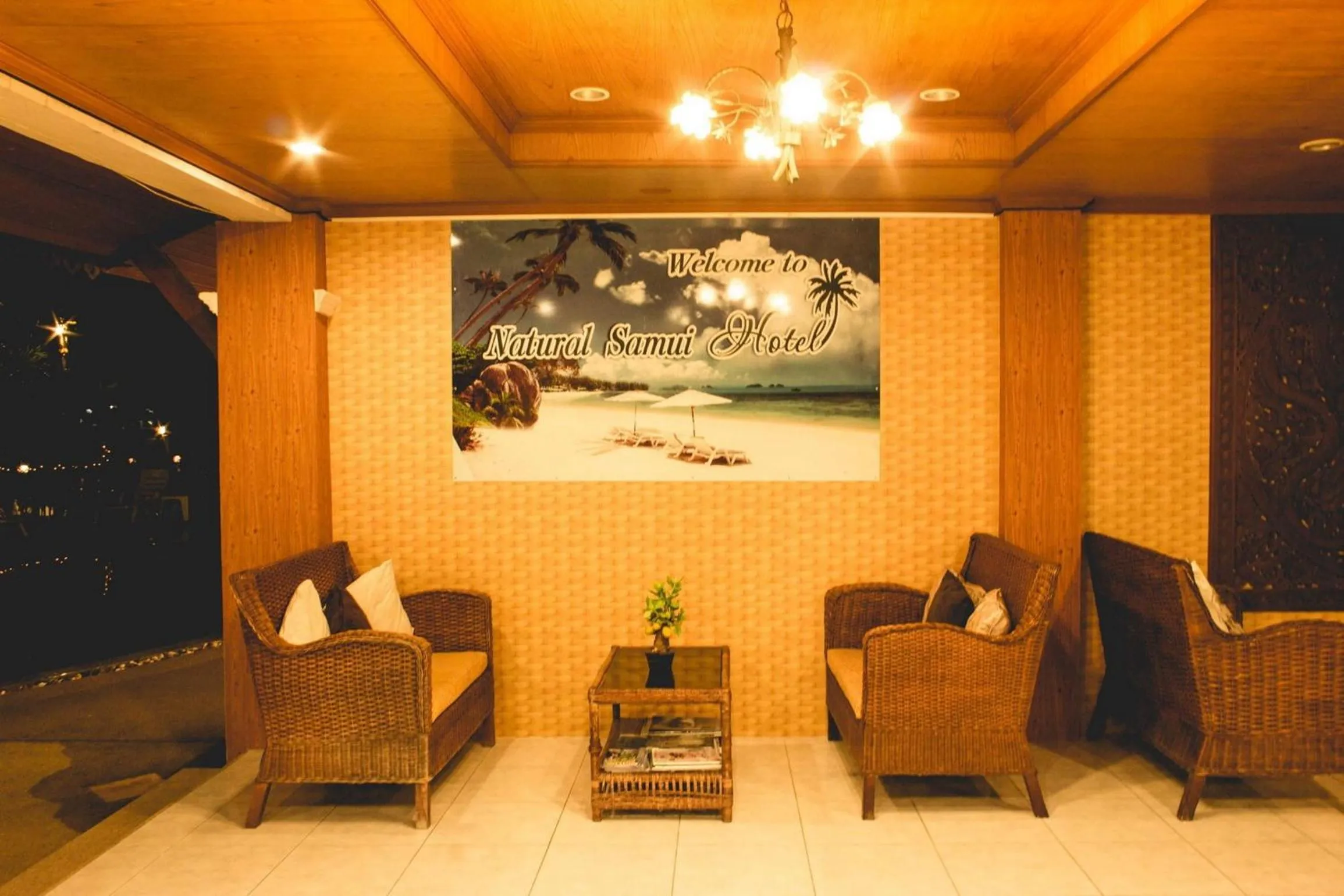 Lobby or reception in Natural Samui Hotel
